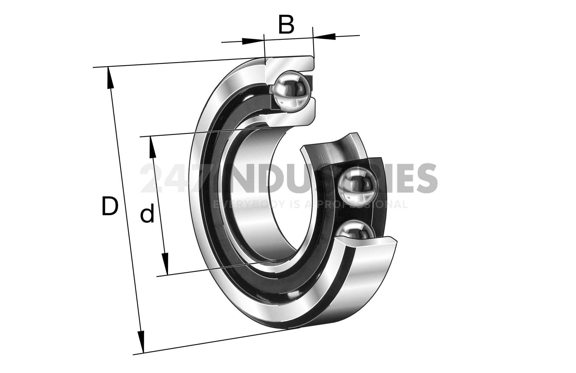 7232-B-MP-P5-UL FAG Image 1