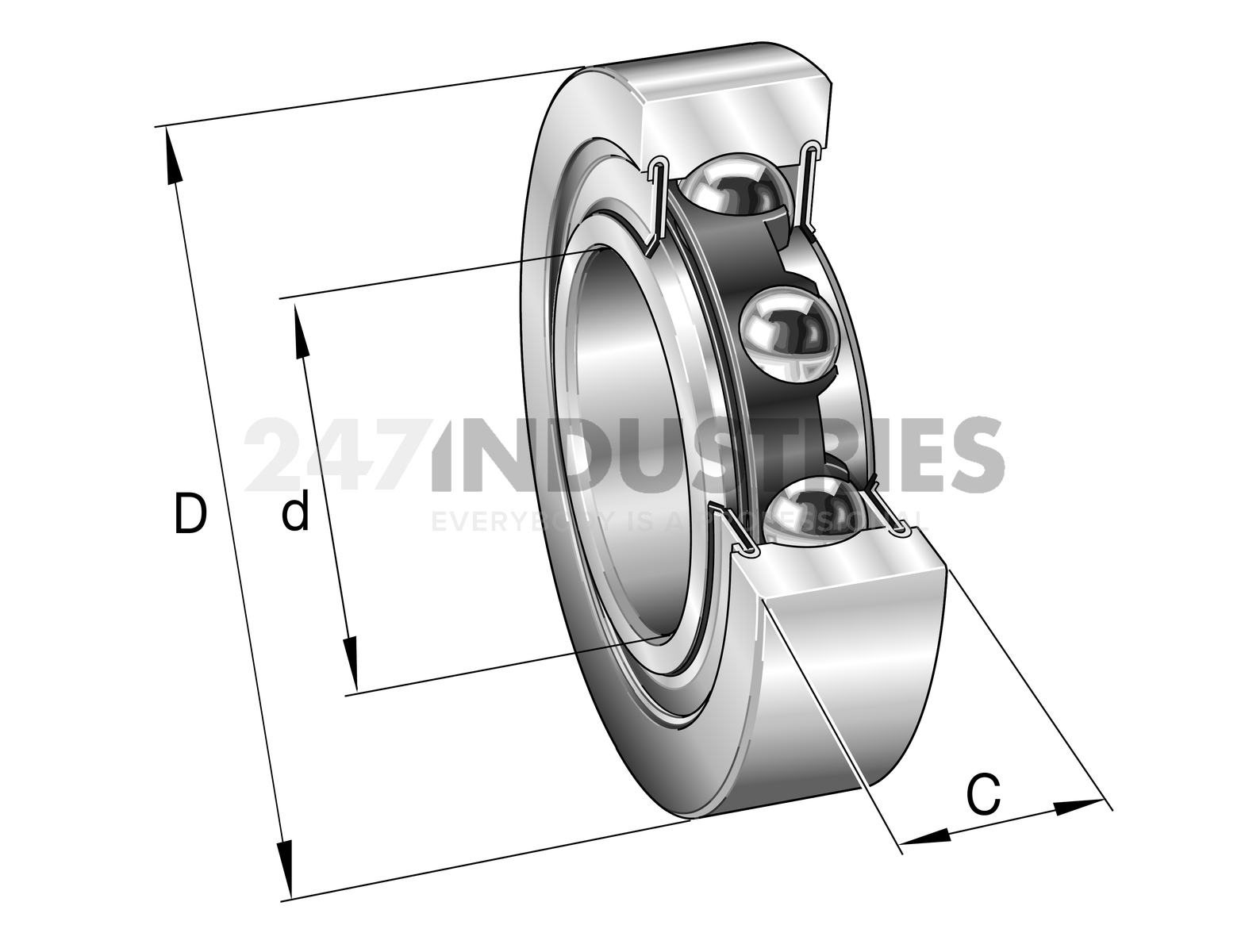 LR50/6-2RSR INA Image 1