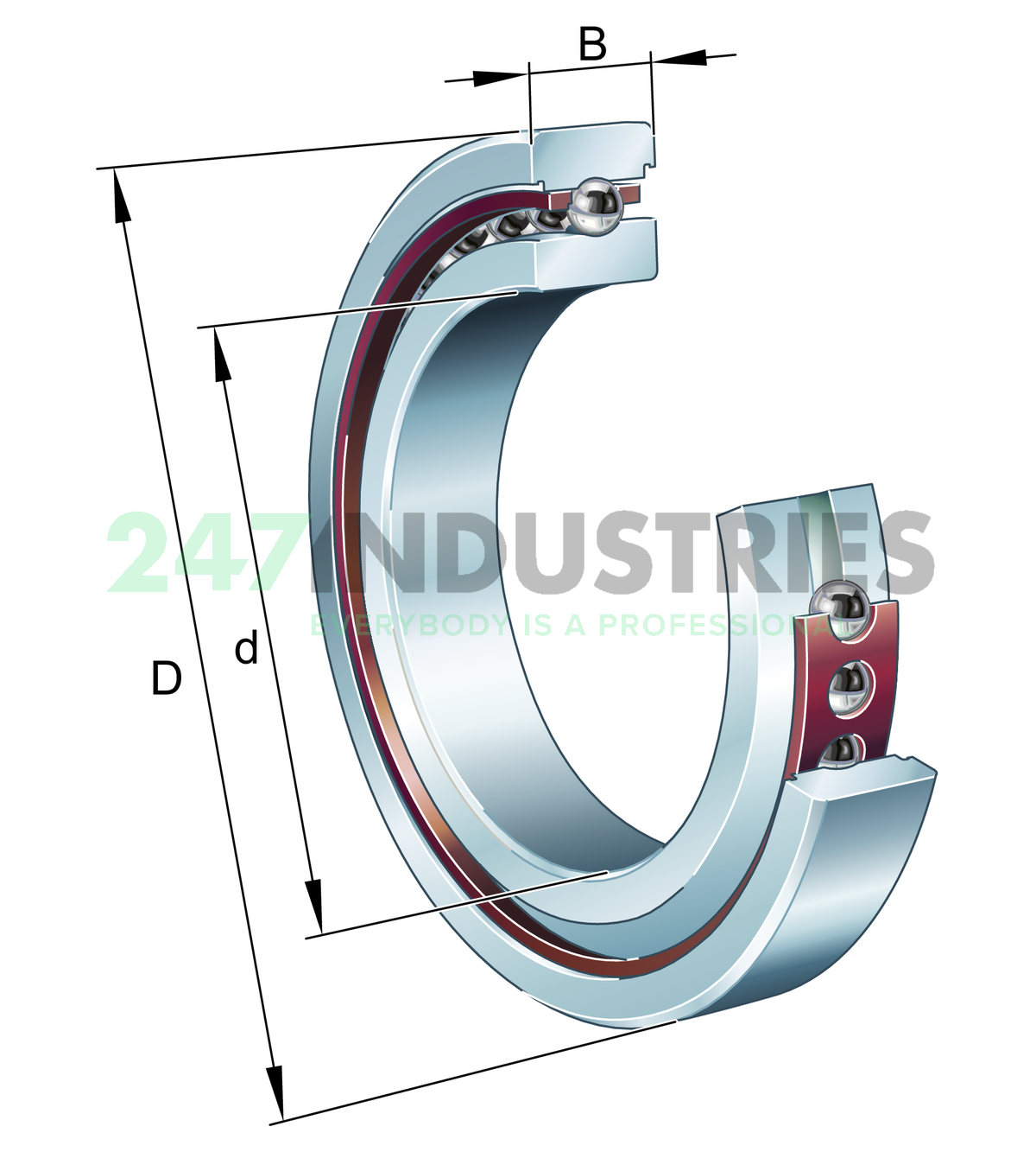HS71908-E-T-P4S-UL FAG Image 2