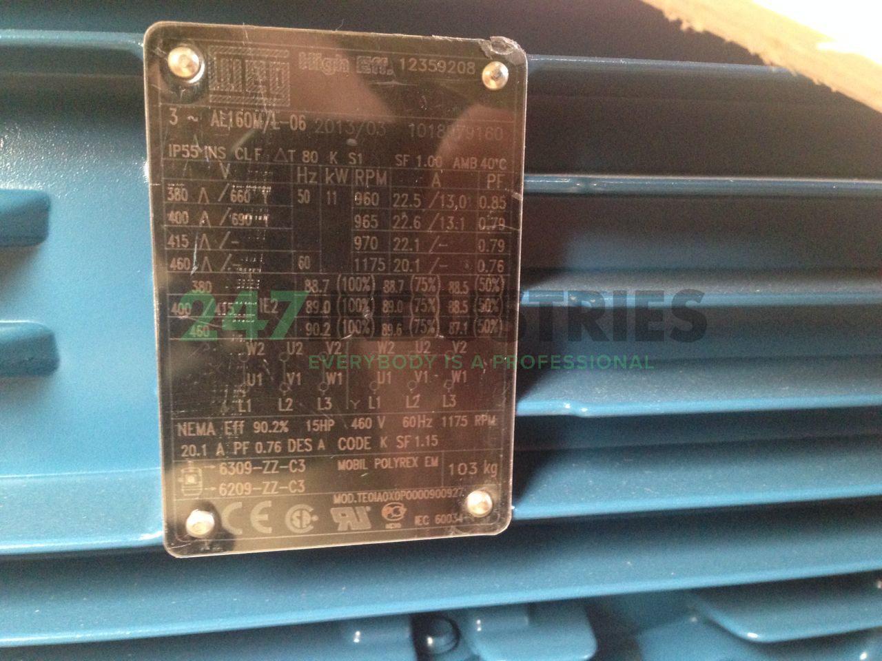 11K32AL2160M/L6B3 WEG Image 2