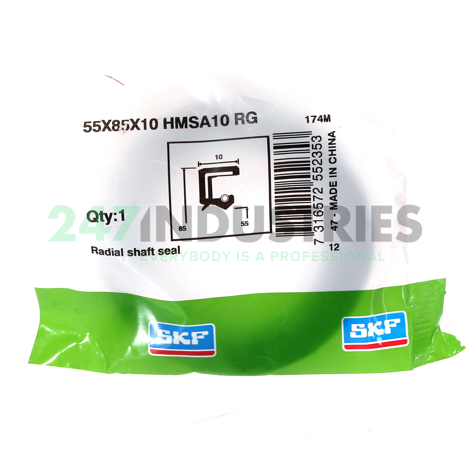 55X85X10HMSA10RG SKF Image 3