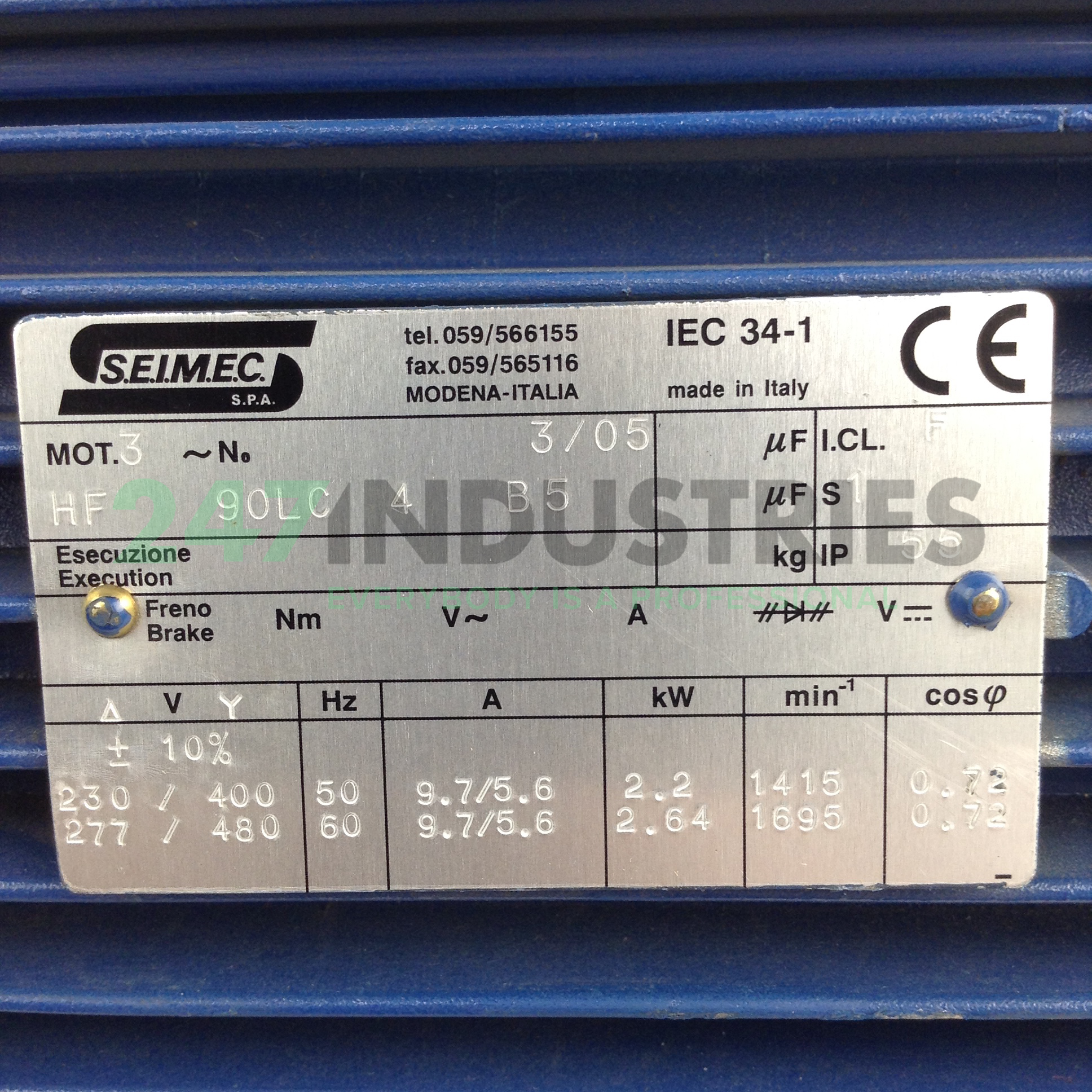 HF90LC4B5 Seimec Image 2