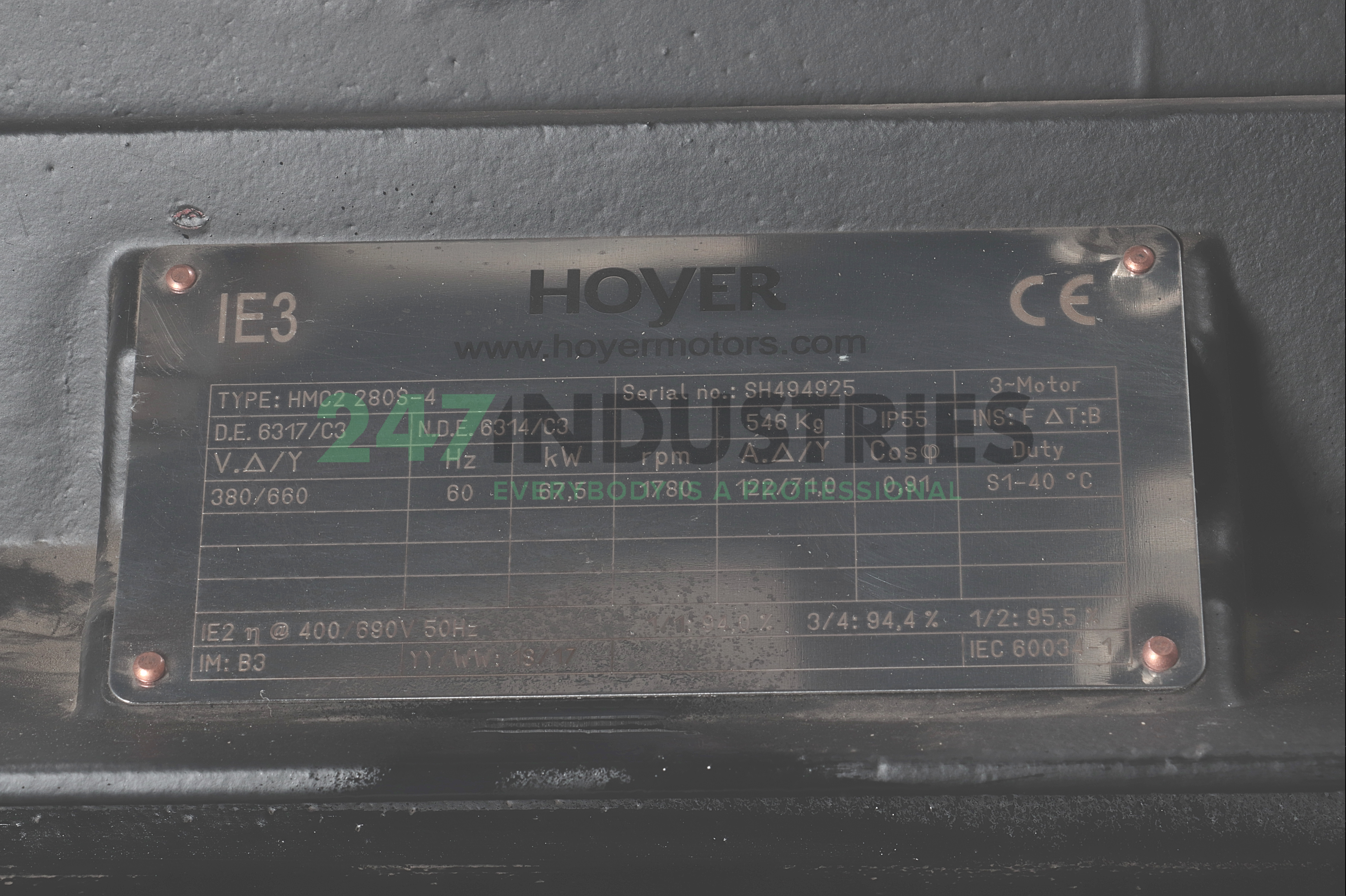 HMC2-280S-4-B3 Hoyer Image 4