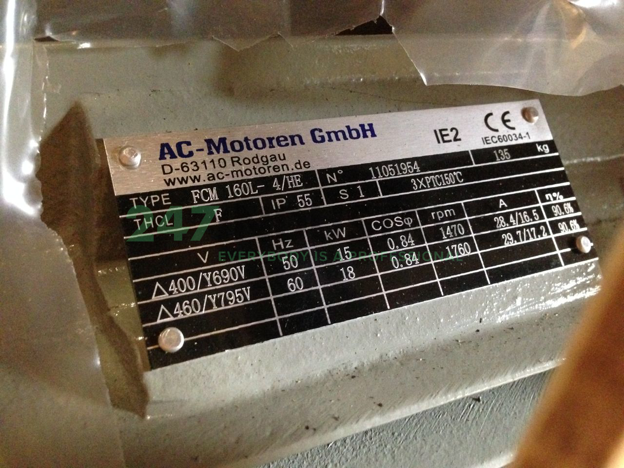 FCM160L-4/HEB5 AC-Motoren GmbH Image 2