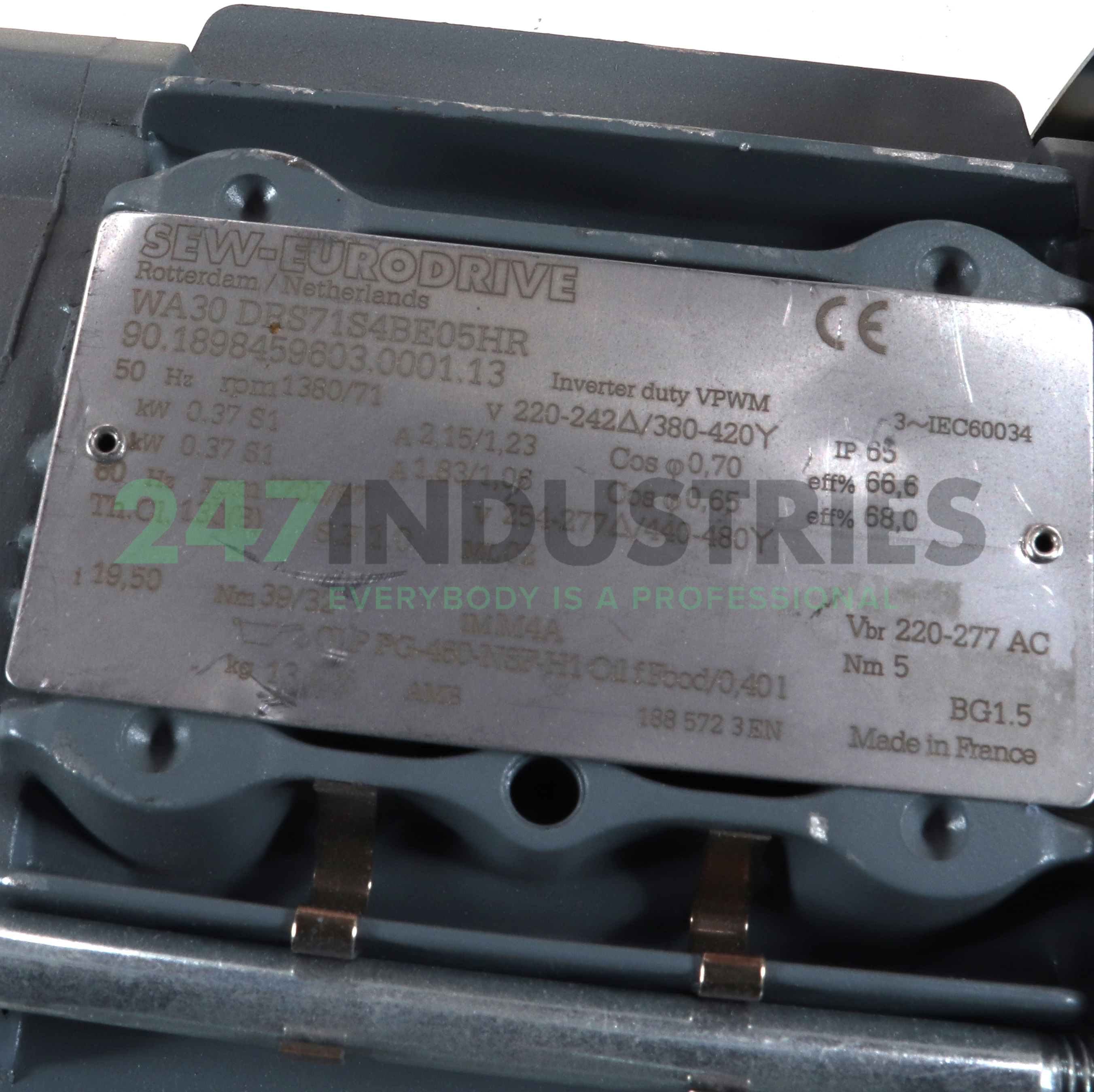 WA30/DRS71S4BE05HR SEW-EURODRIVE Image 2