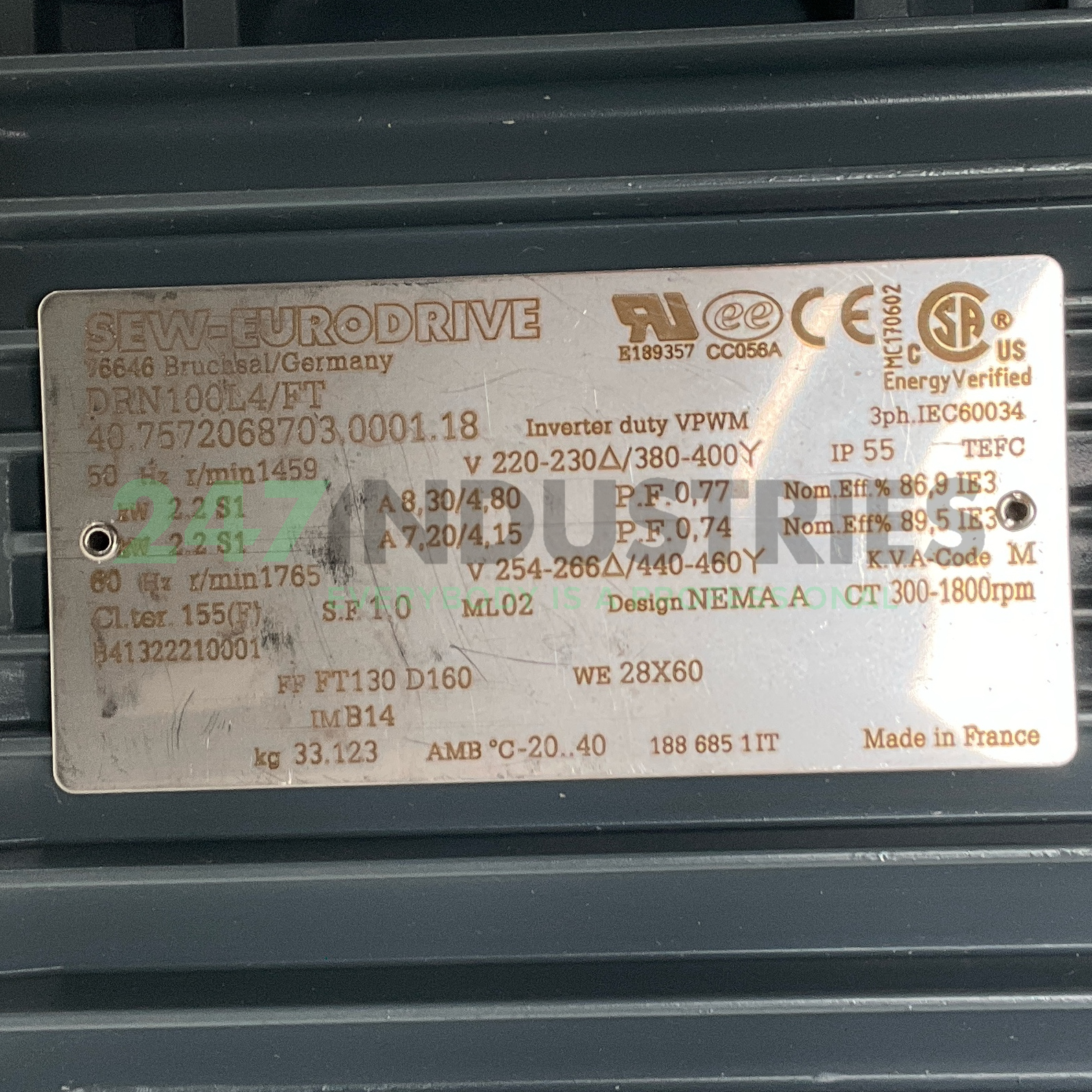 DRN100L4/FT-B14 SEW-EURODRIVE Image 4