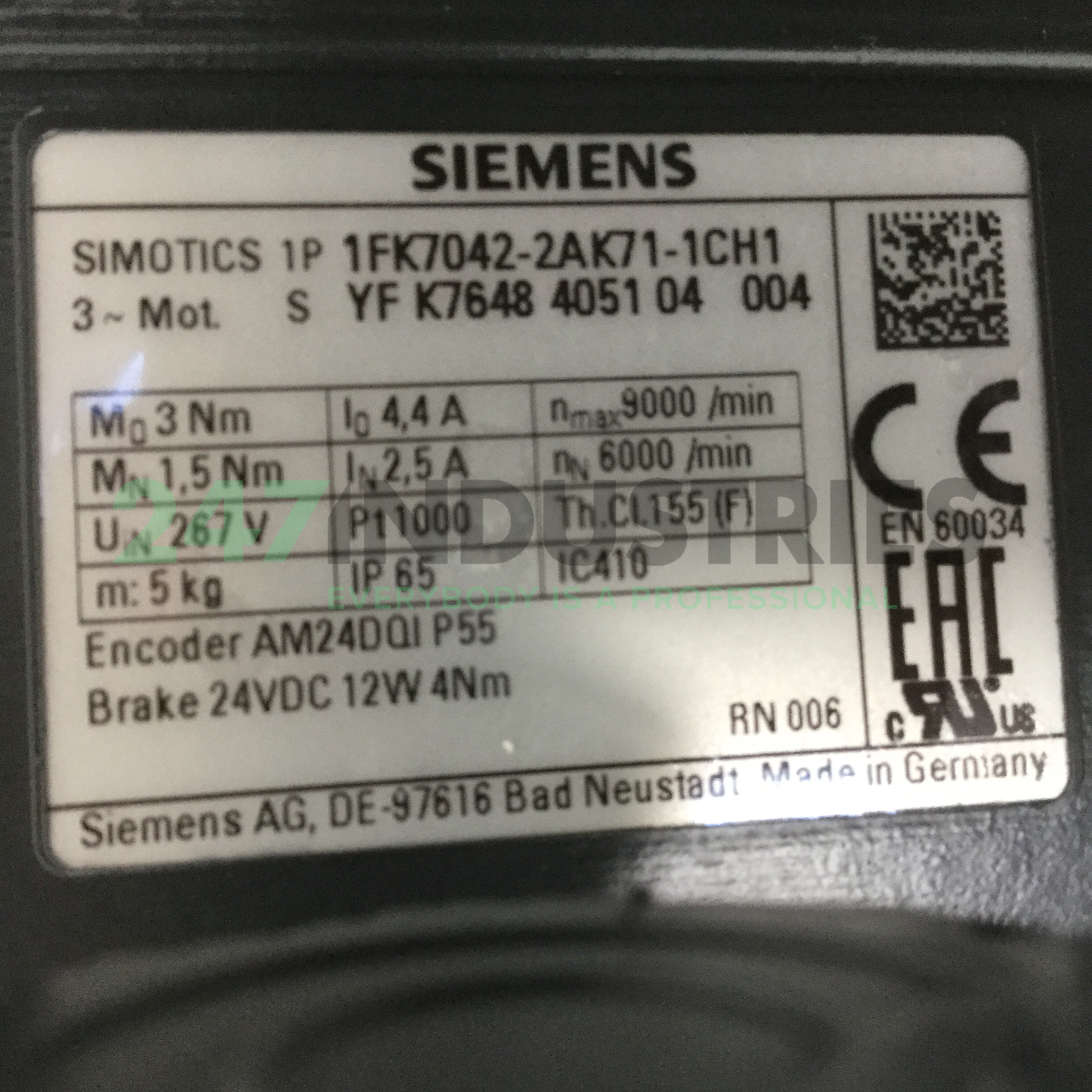 1FK7042-2AK71-1CH1 Siemens Image 4