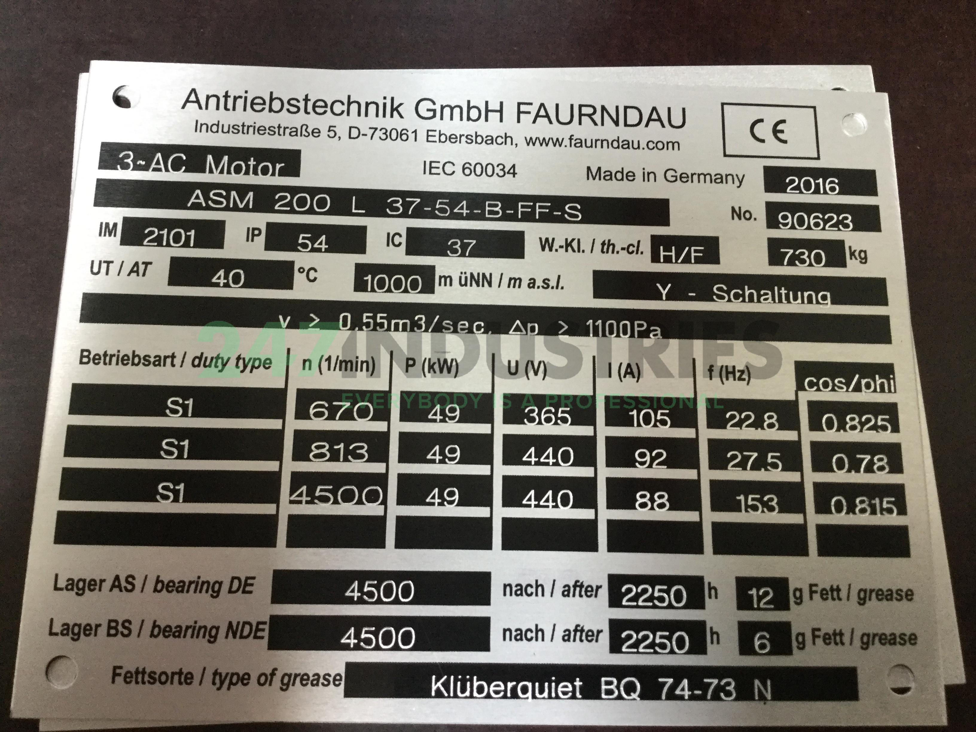 ASM200L37-54-B-FF-S Faurndau Antriebstechnik GmbH Image 4