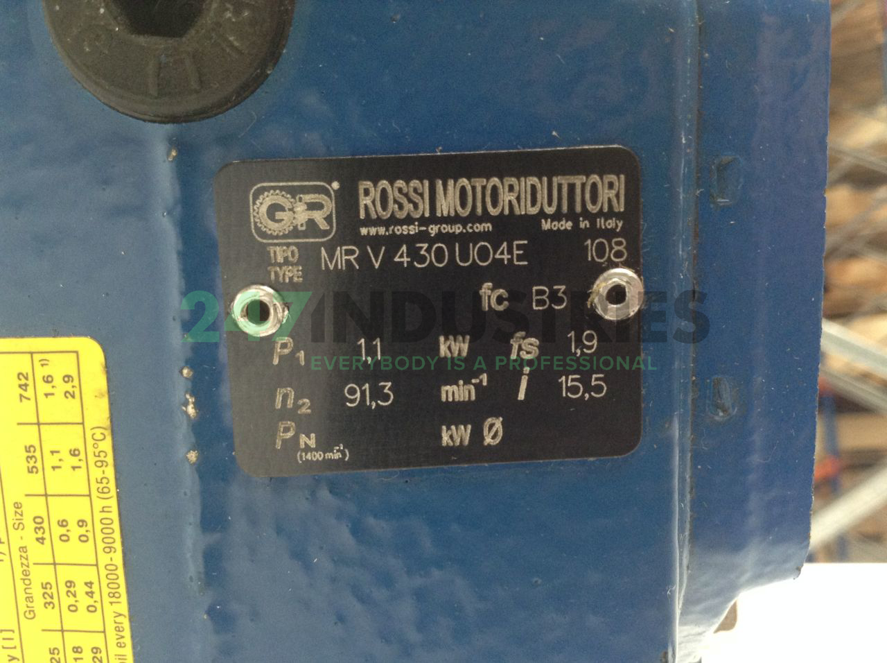 MRV430UO4E-F080C4B5/9 Rossi Image 2