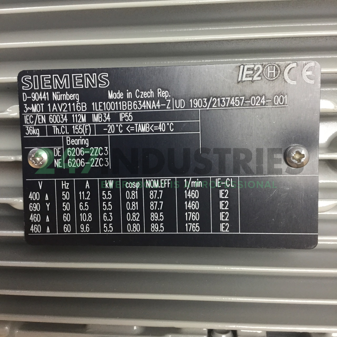 1LE1001-1BB63-4NA4-Z Siemens Image 2