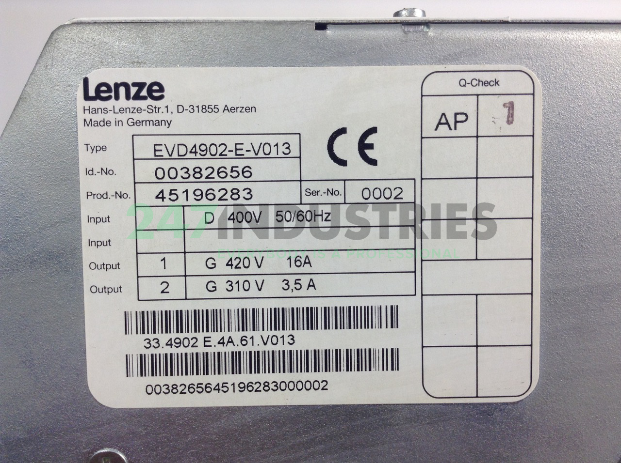 EVD4902-E-V013 Lenze Image 2