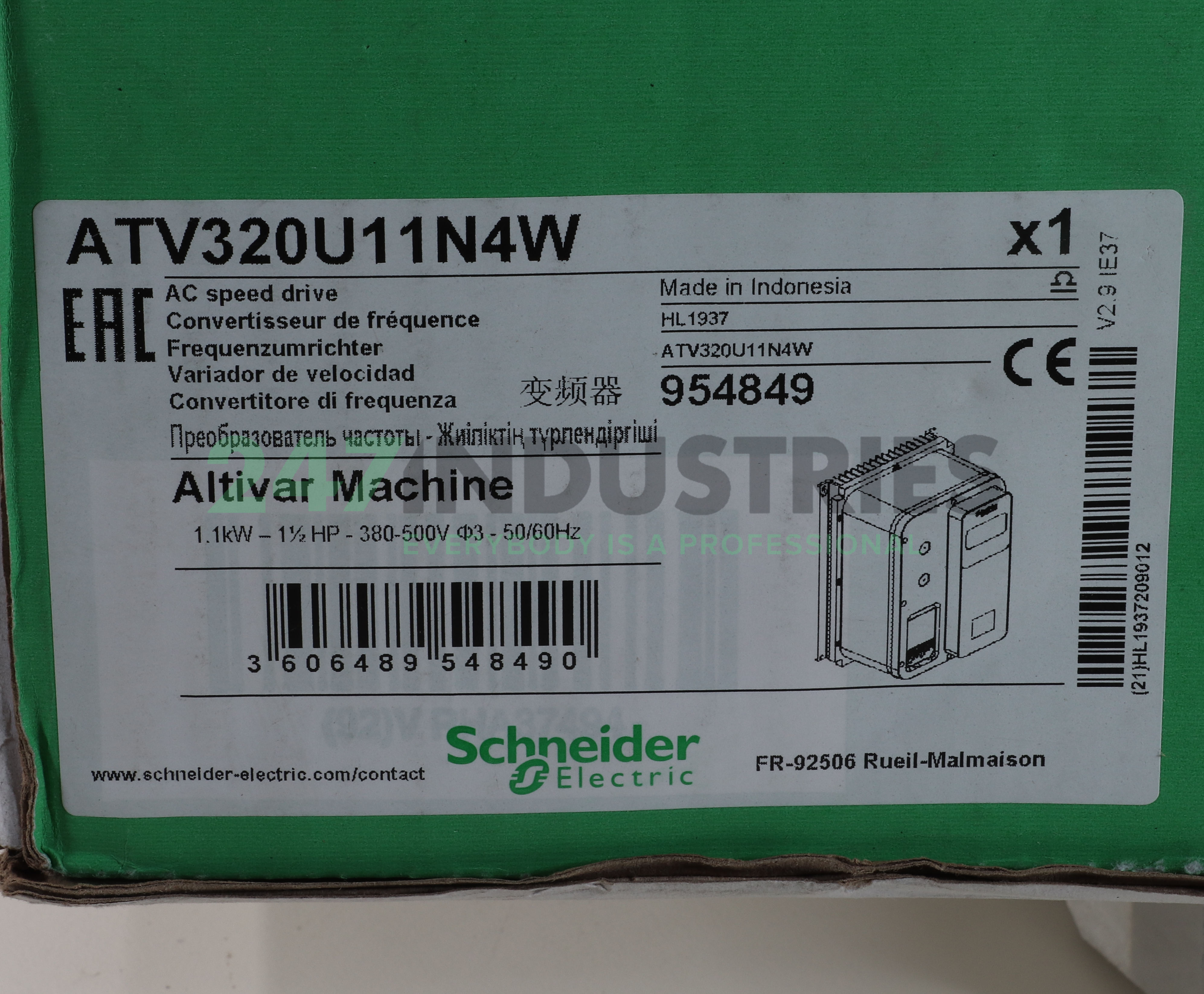 ATV320U11N4W Schneider Electric Image 2
