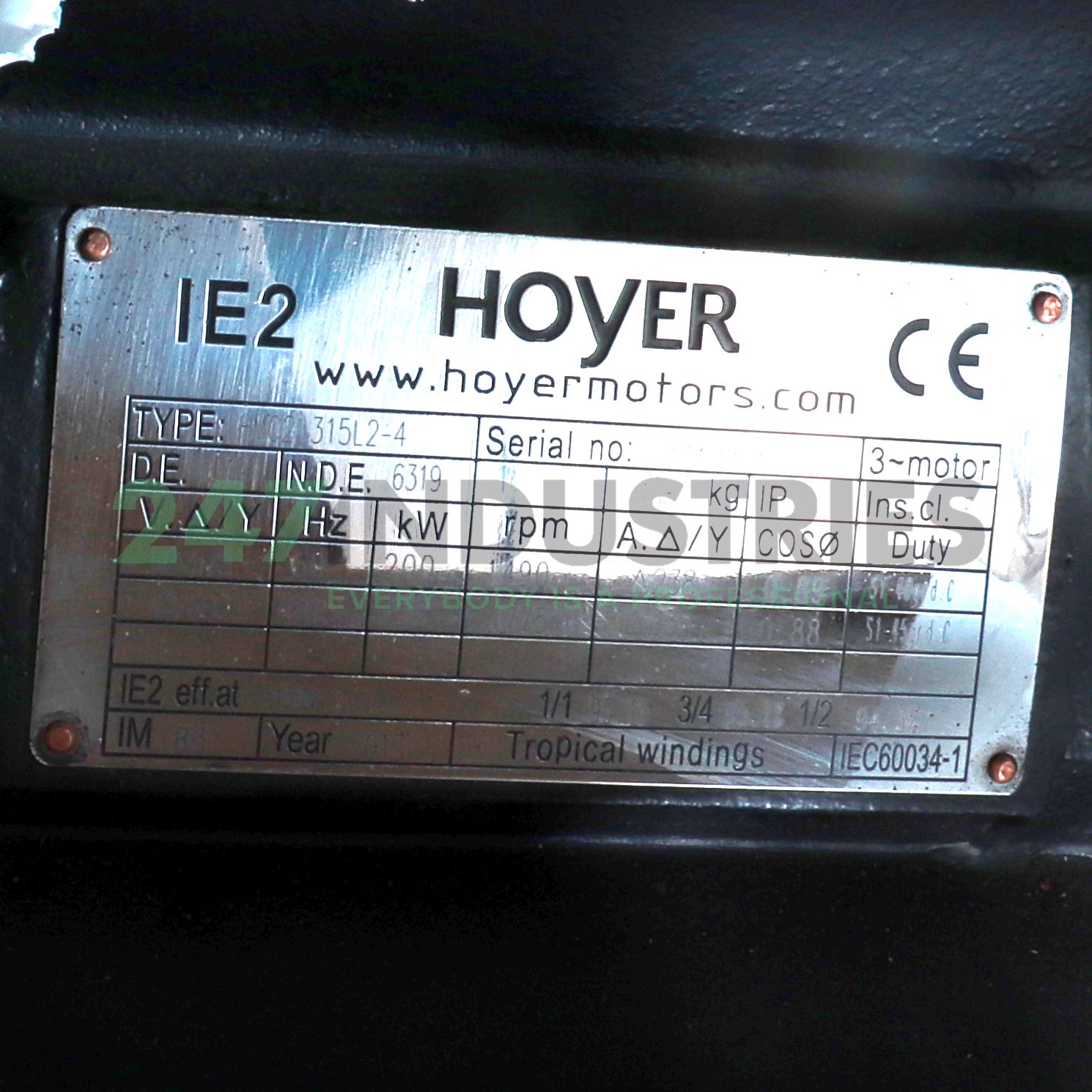 HMC2-315L2-4-B3 Hoyer Image 2