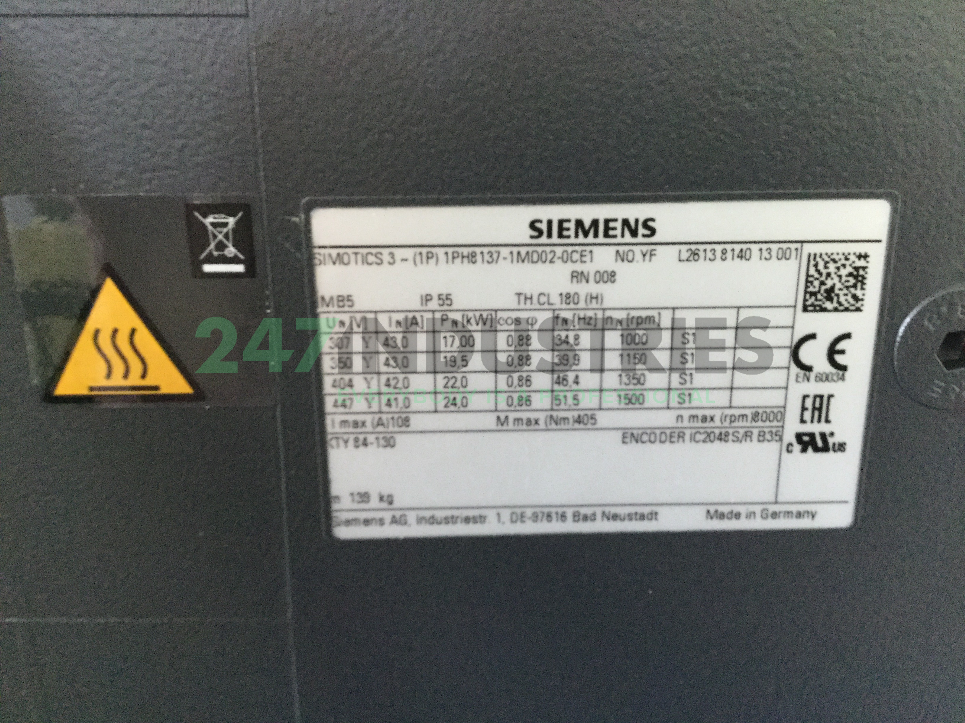 1PH8137-1MD02-0CE1 Siemens Image 4