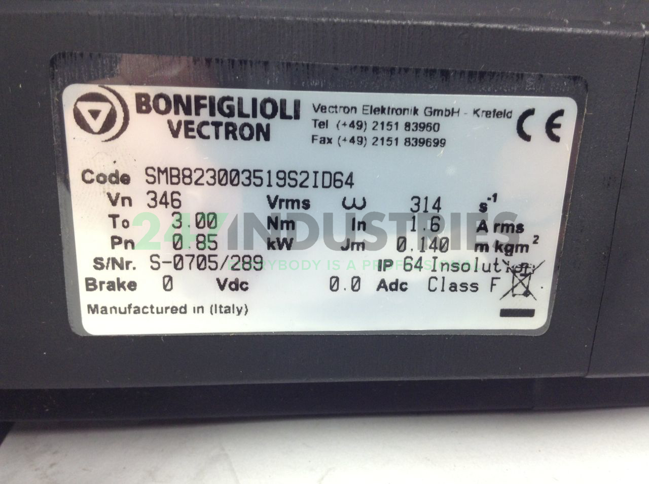 SMB823003519S2ID64 Bonfiglioli Image 3