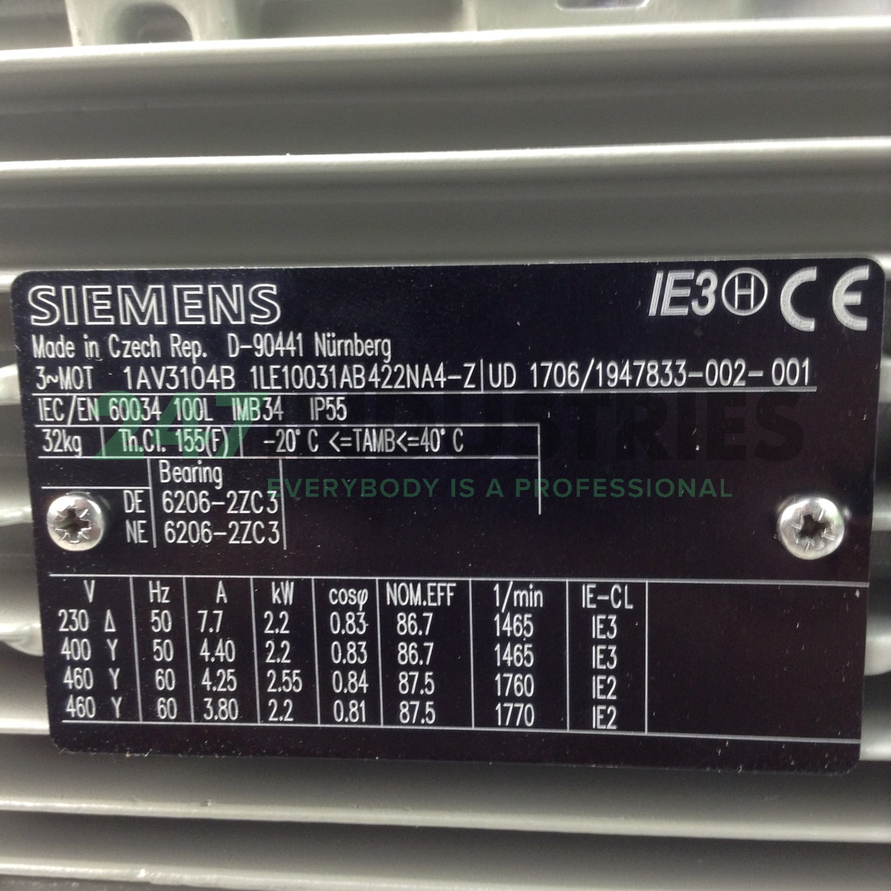 1LE1003-1AB42-2NA4-Z Siemens Image 3
