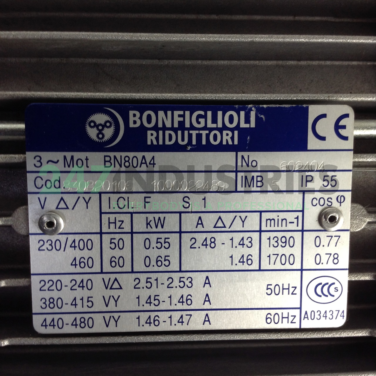 BN80A4B5 Bonfiglioli Image 2