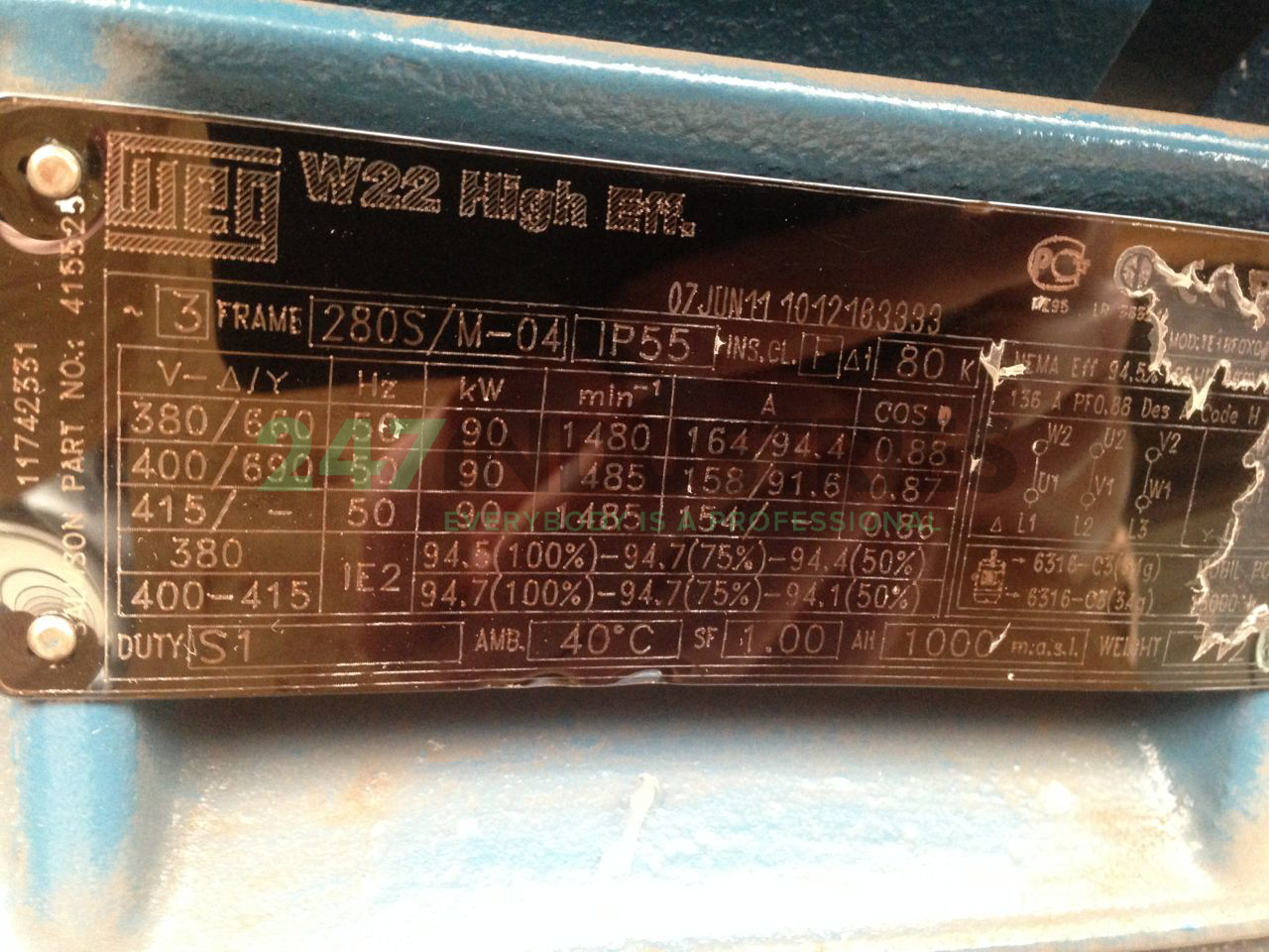 90K32CI2280S/M4B3 WEG Image 2