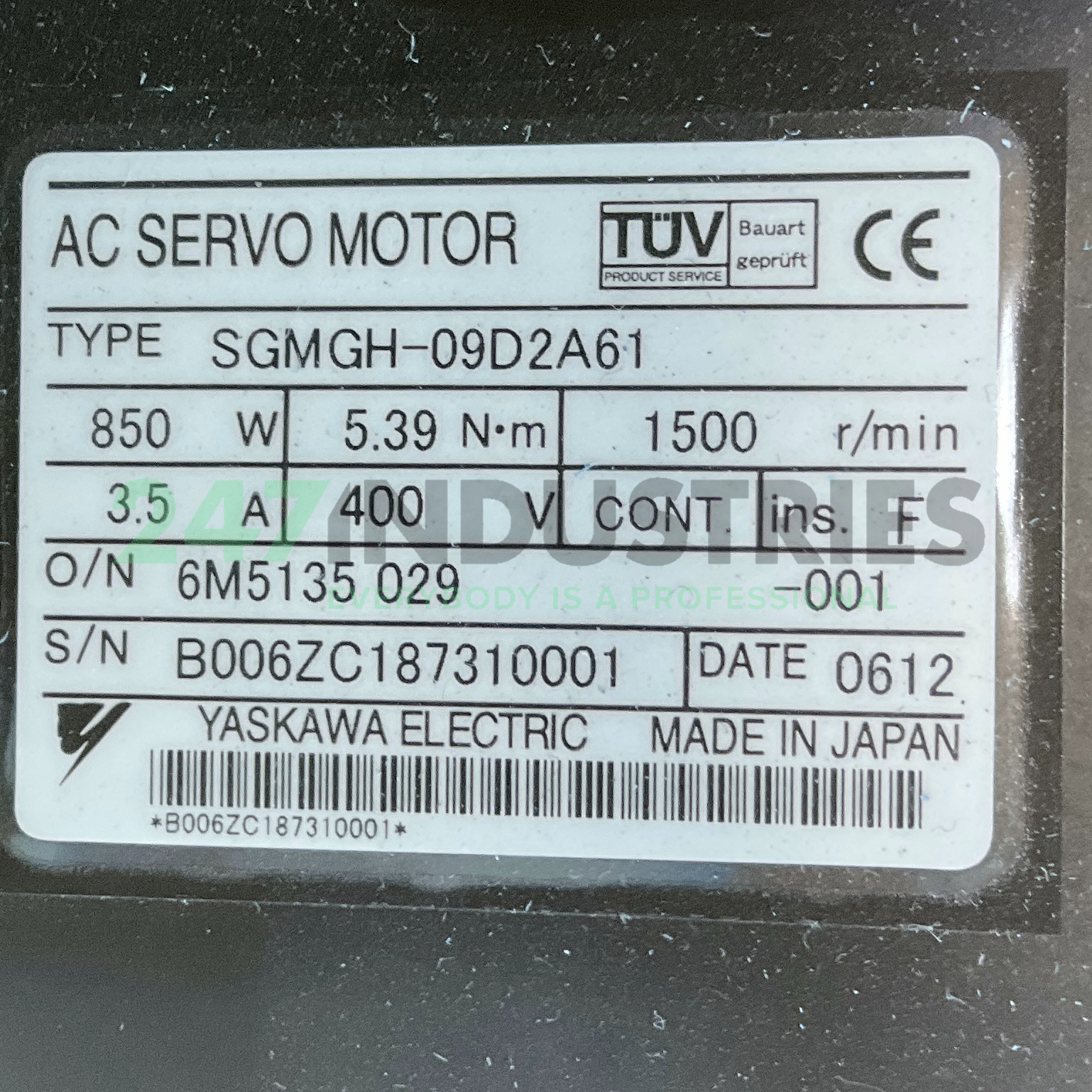 SGMGH-09D2A61 Yaskawa Image 4