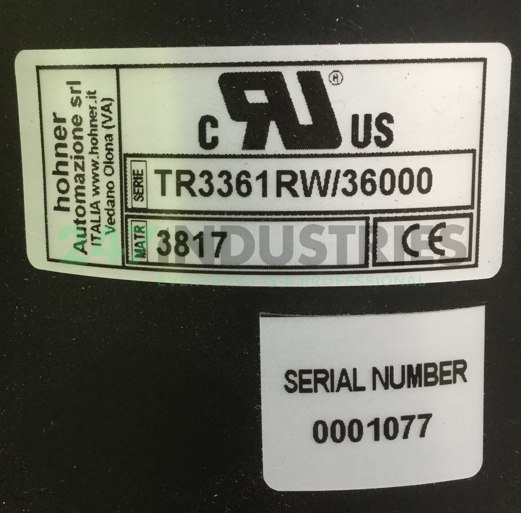 TR3361RW/36000 Hohner Image 4