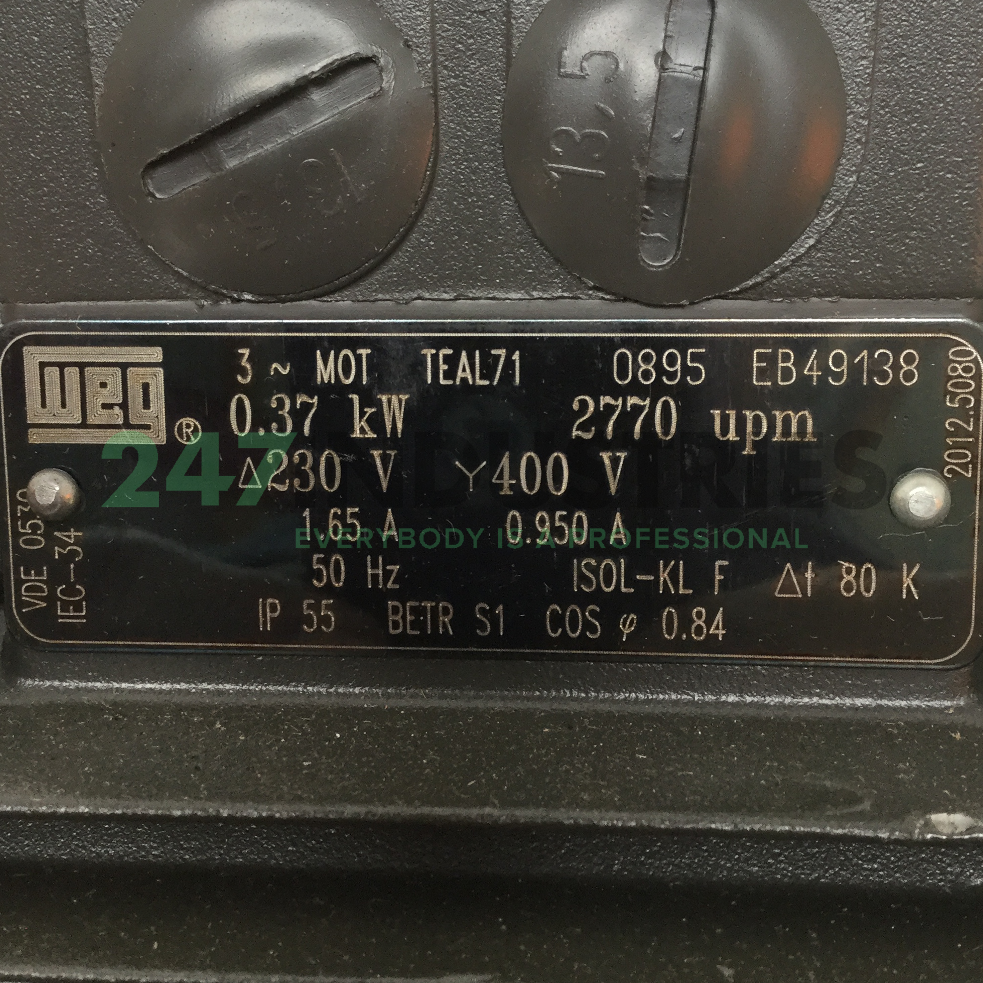 0.37K31AL0712B5 WEG Image 4