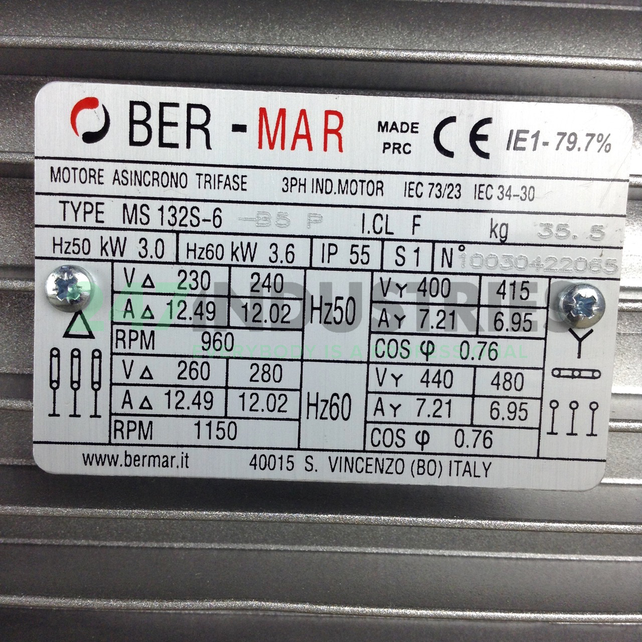 MS132S-6-B5 BER-MAR Image 2