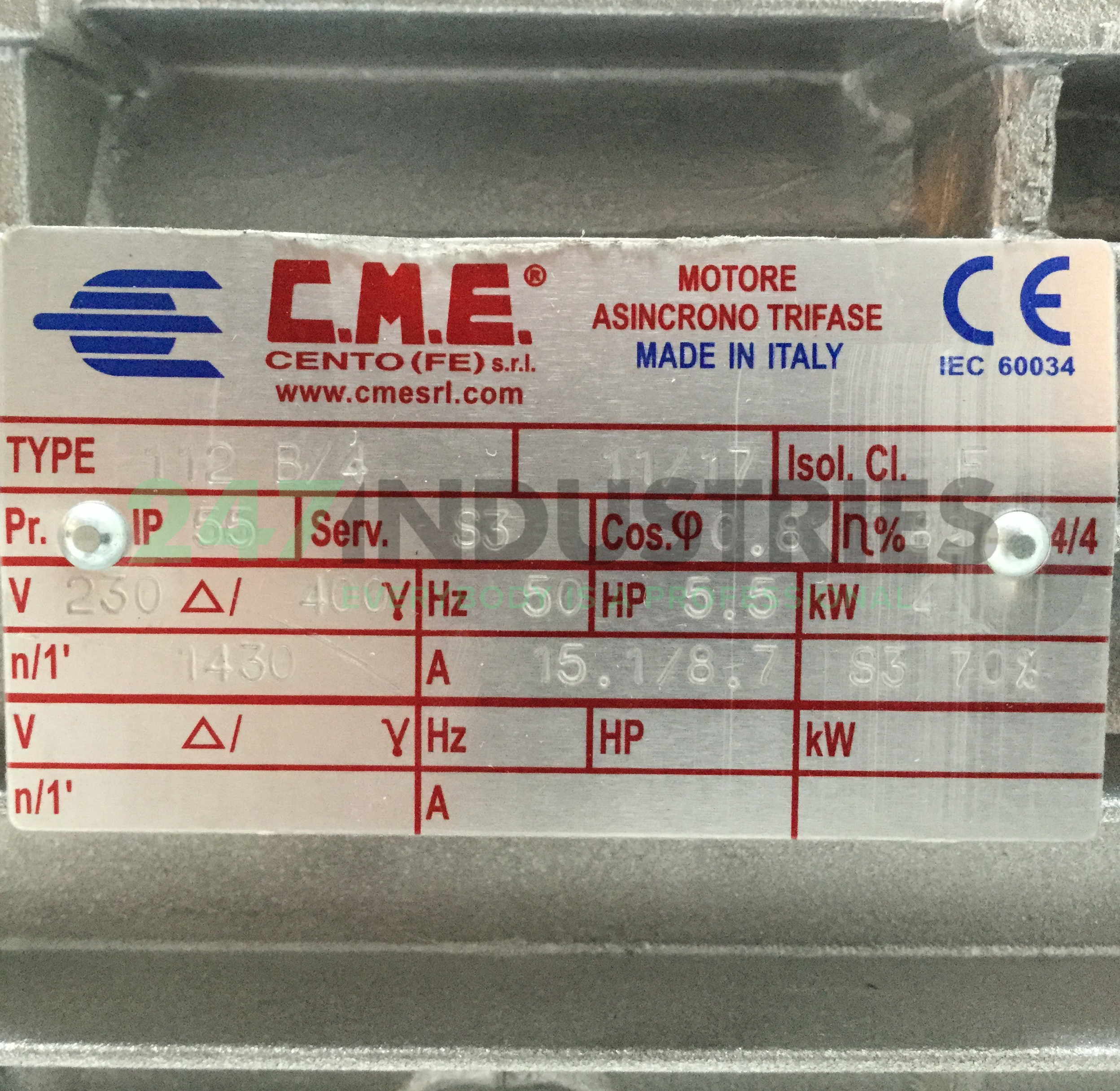 112B/4-B14 Costruzioni Motori Elettrici Image 4