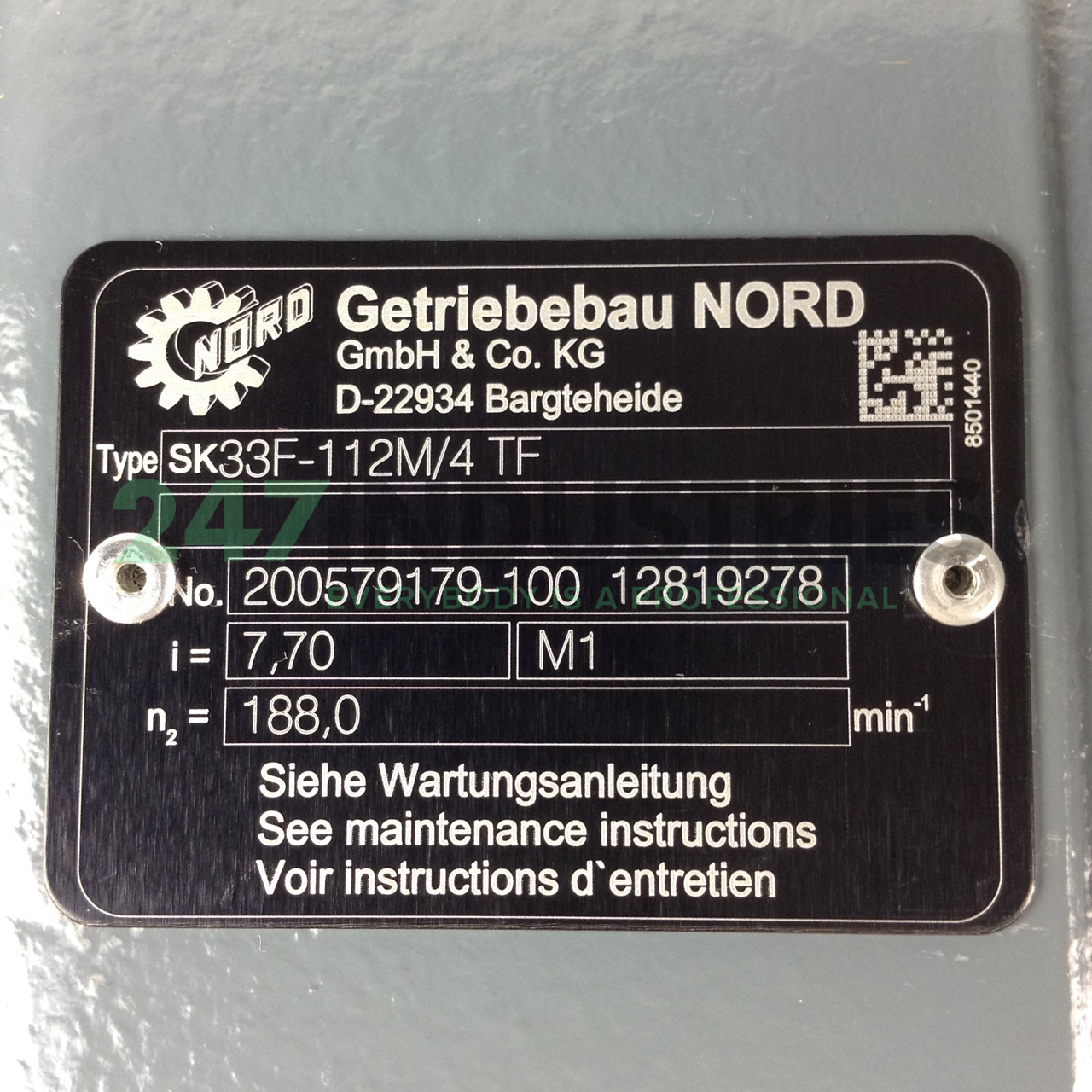 SK33F-112M/4TF Nord Drive Systems Image 2