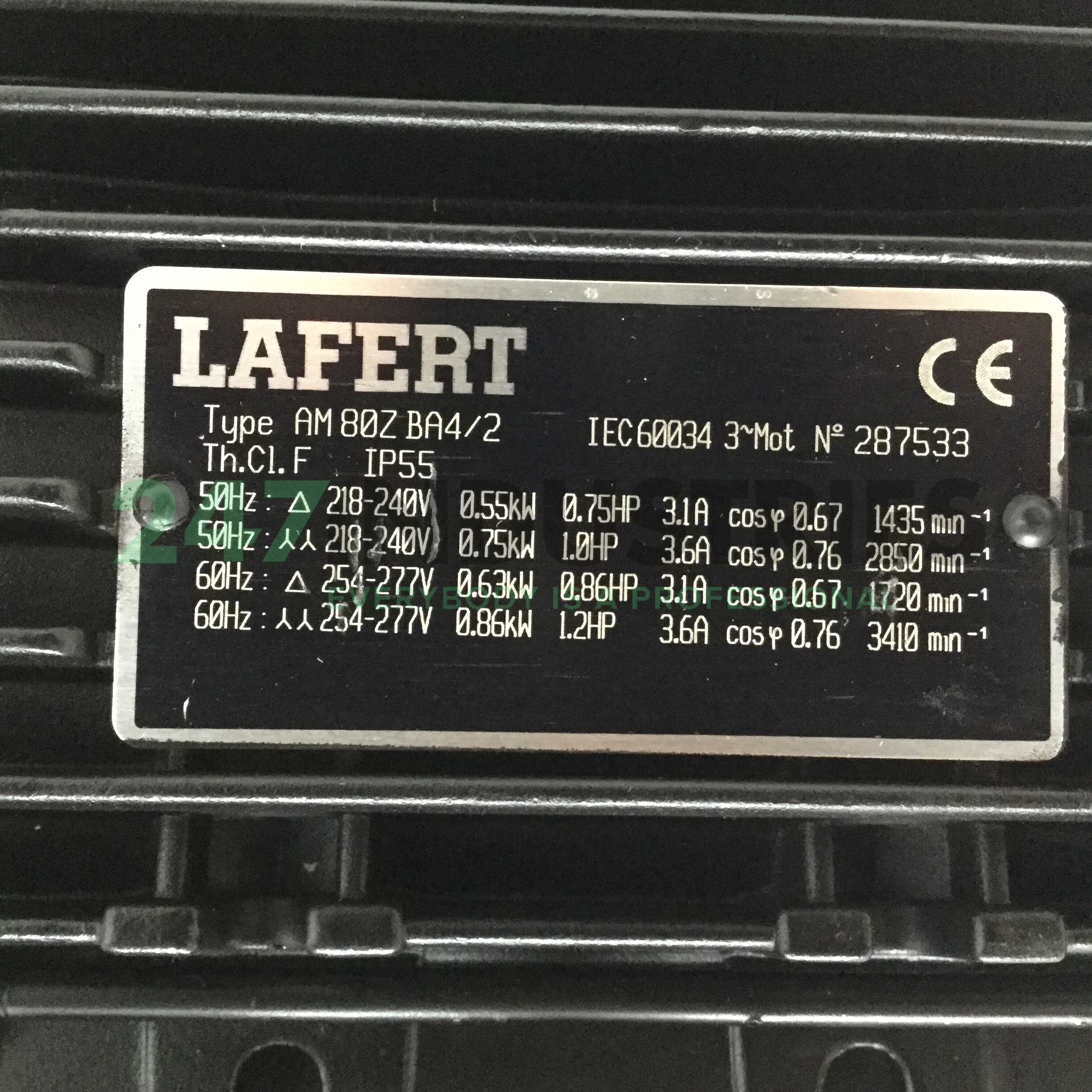 AM80ZBA4/2B3 Lafert Image 4