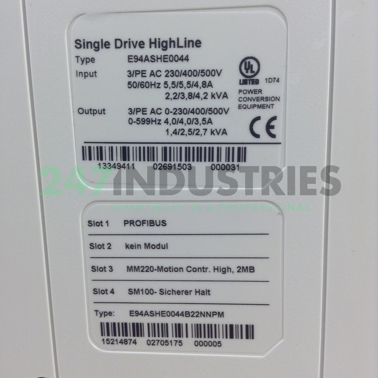 E94ASHE0044B22NNPM Lenze Image 2