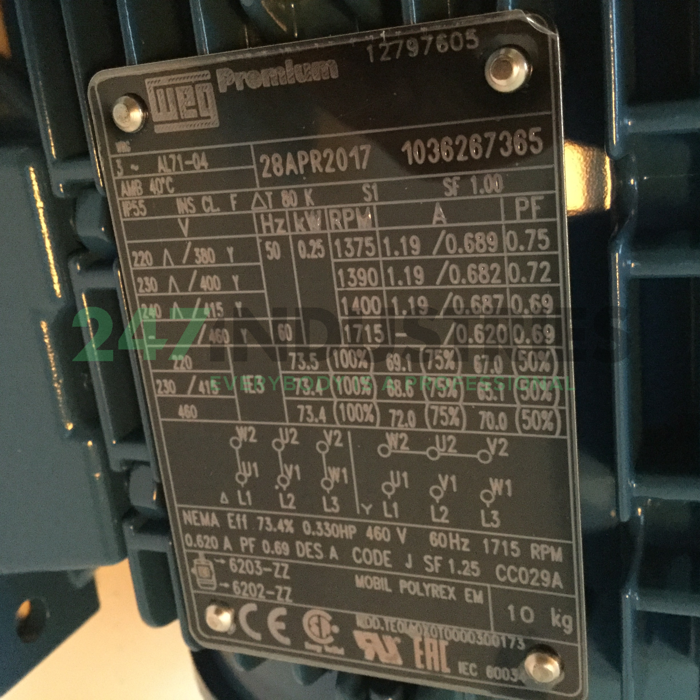 0.25K31AL3714B3 WEG Image 4