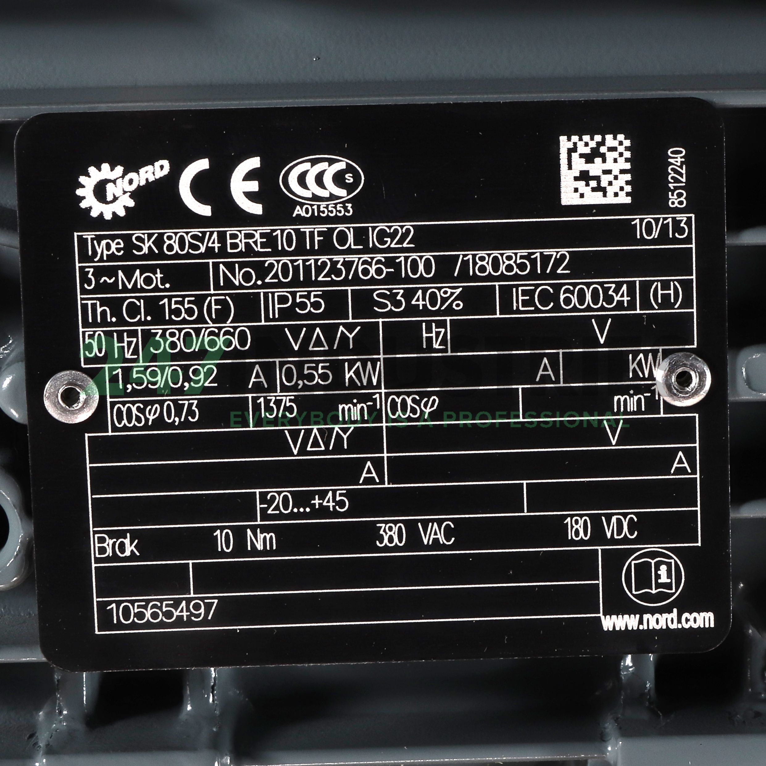 SK12-80S/4BRE10TF Nord Drive Systems Image 4