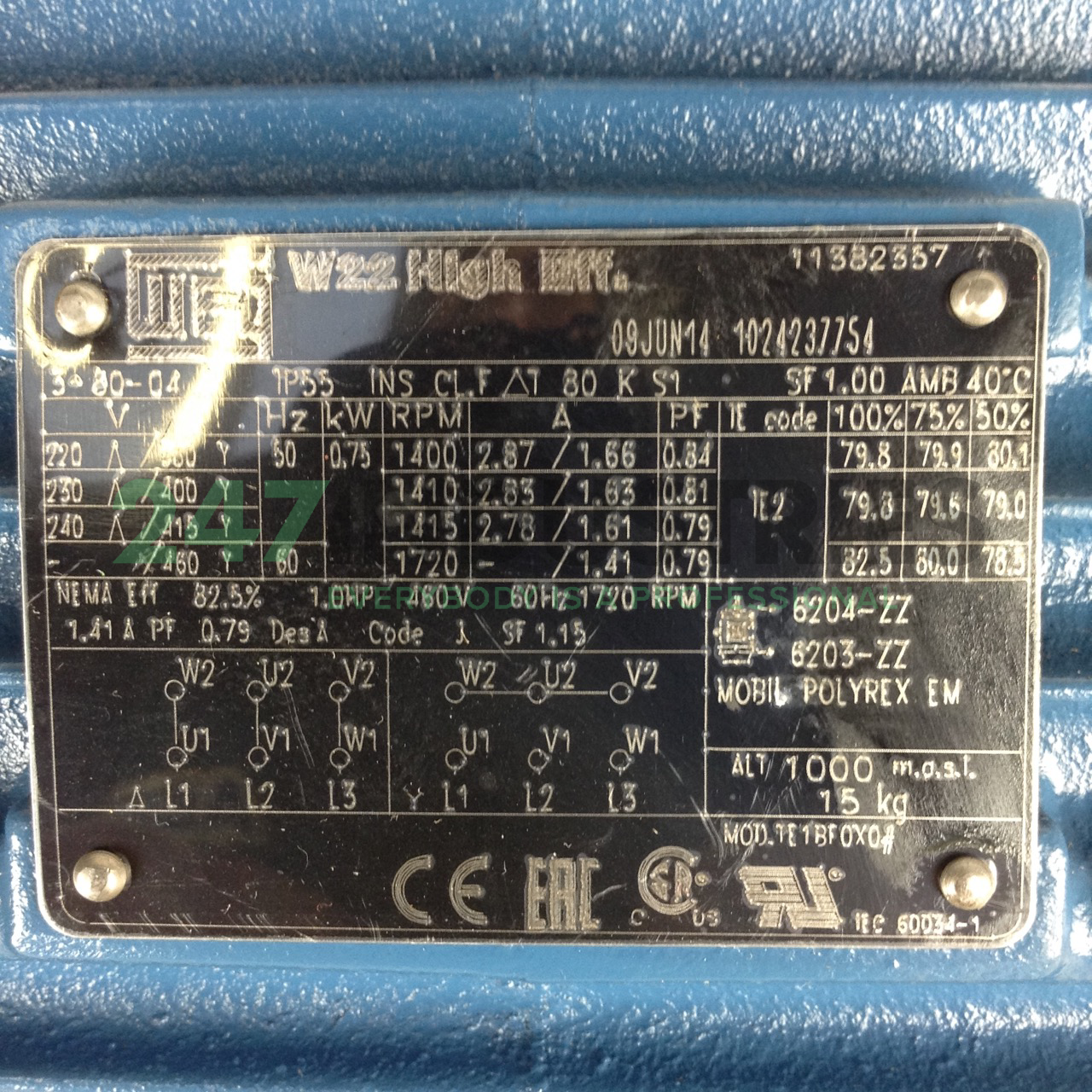 0.75K31AL2804B3 WEG Image 2