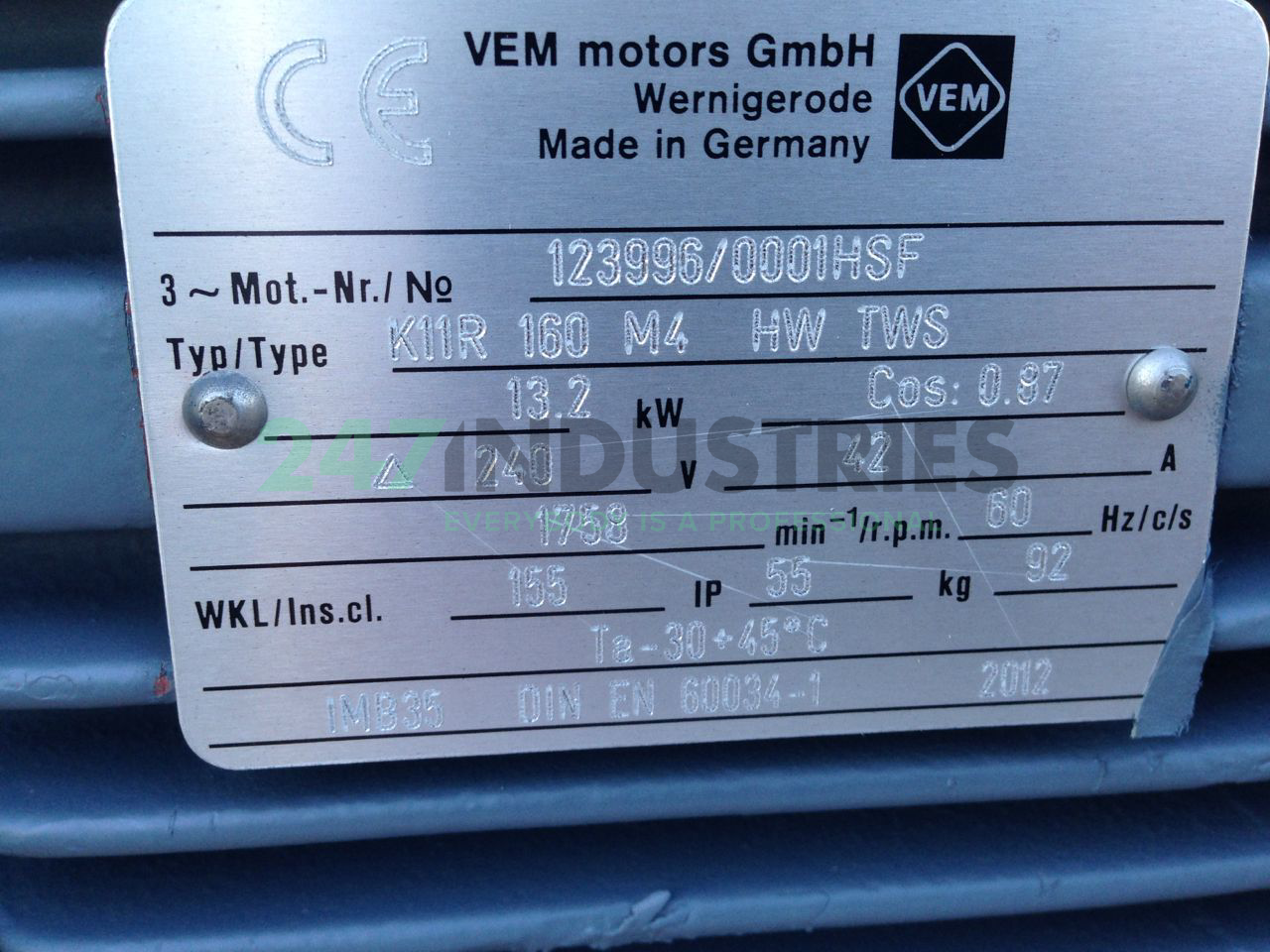 K11R160M4B3 VEM Image 1