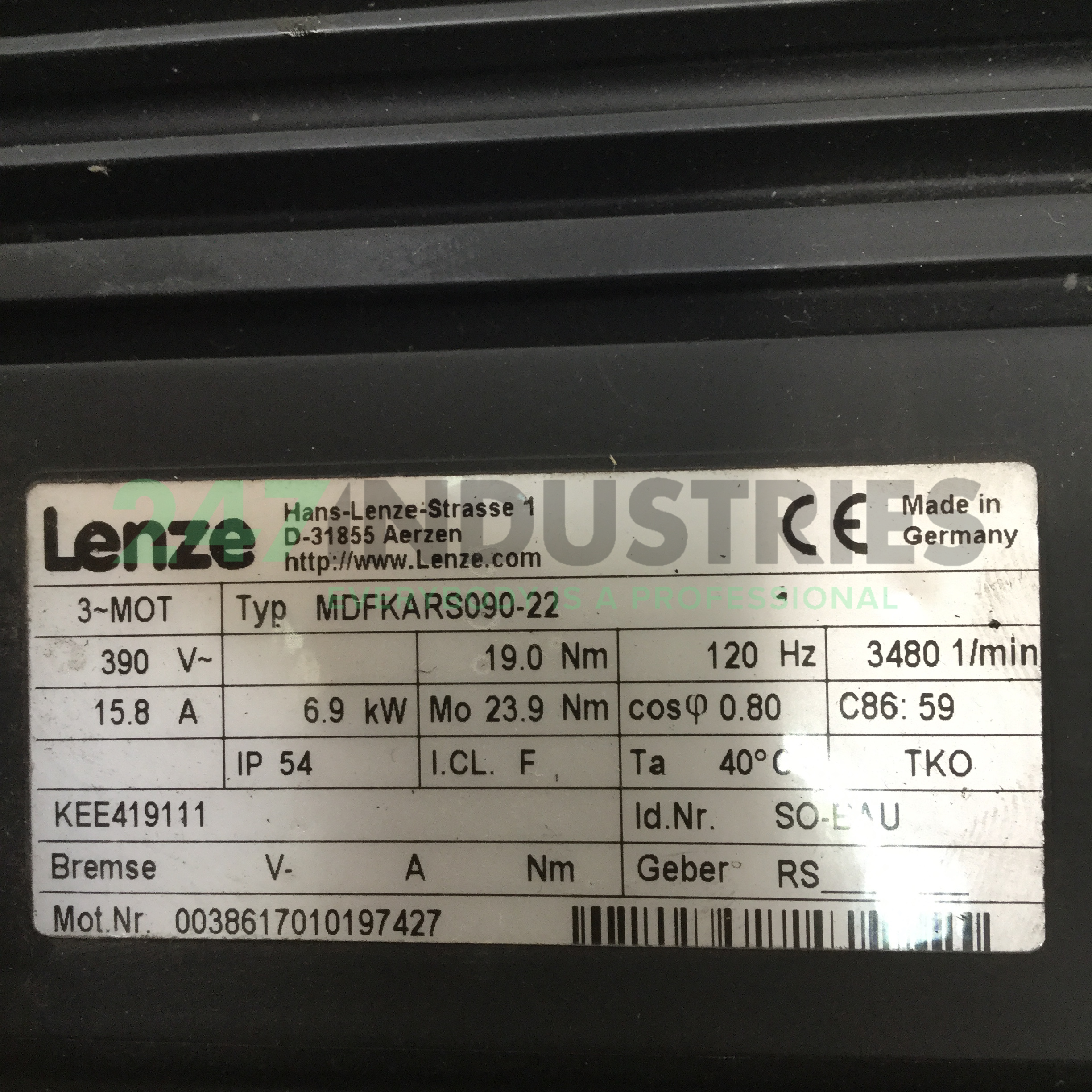 MDFKARS090-22 Lenze Image 4