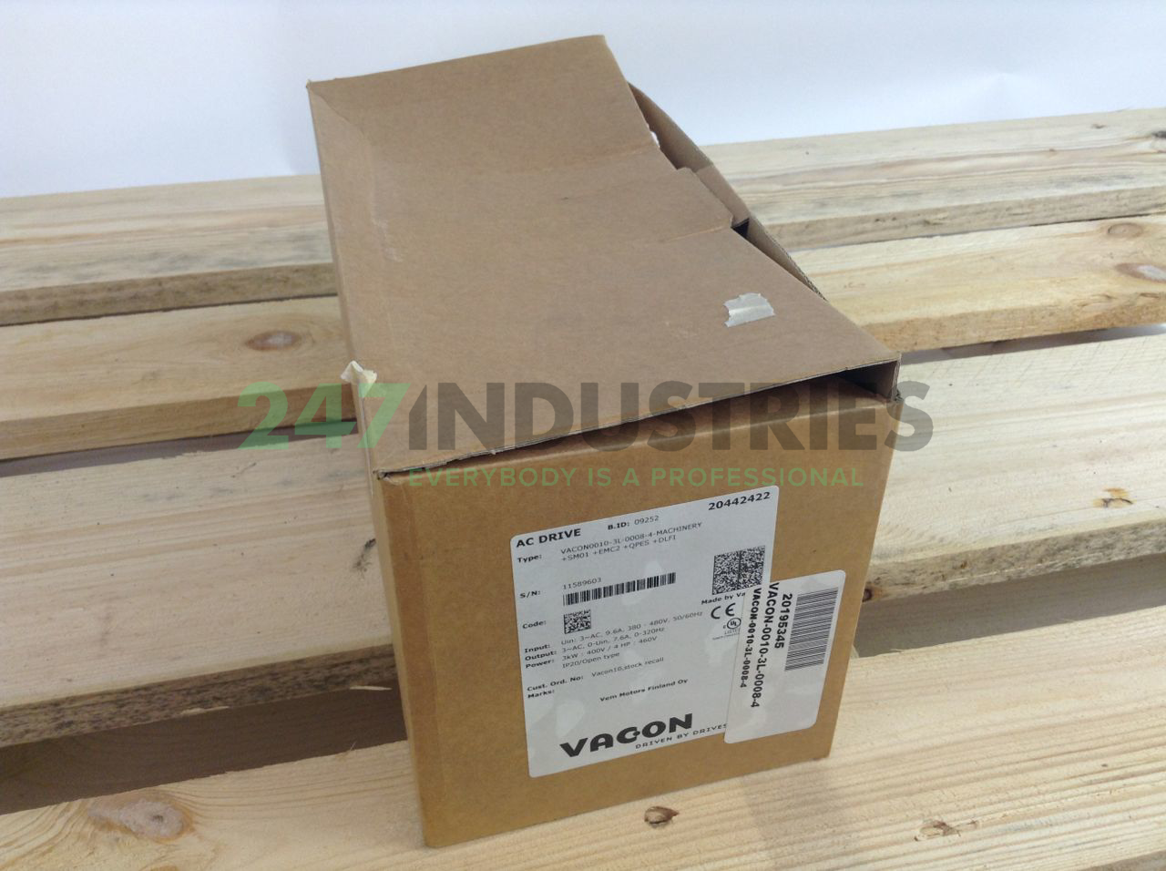 0010-3L-0008-4 Vacon Image 3