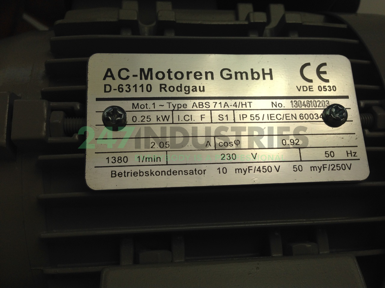 ABS71A-4/HTB3 AC-Motoren GmbH Image 2