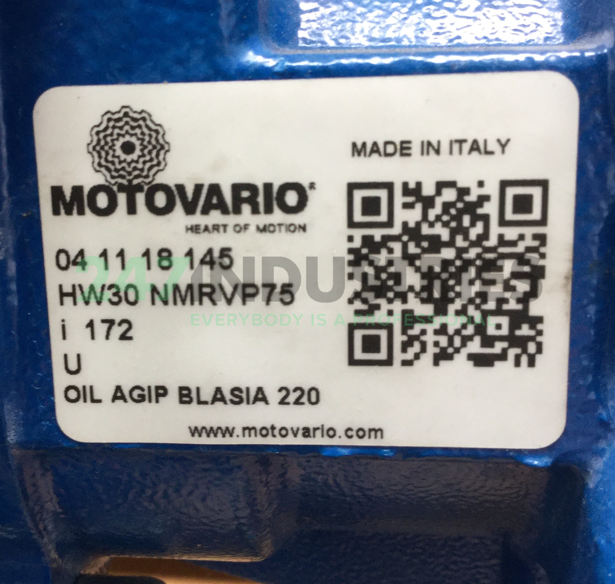HW30NMRVP75-14/160I50 Motovario Image 4