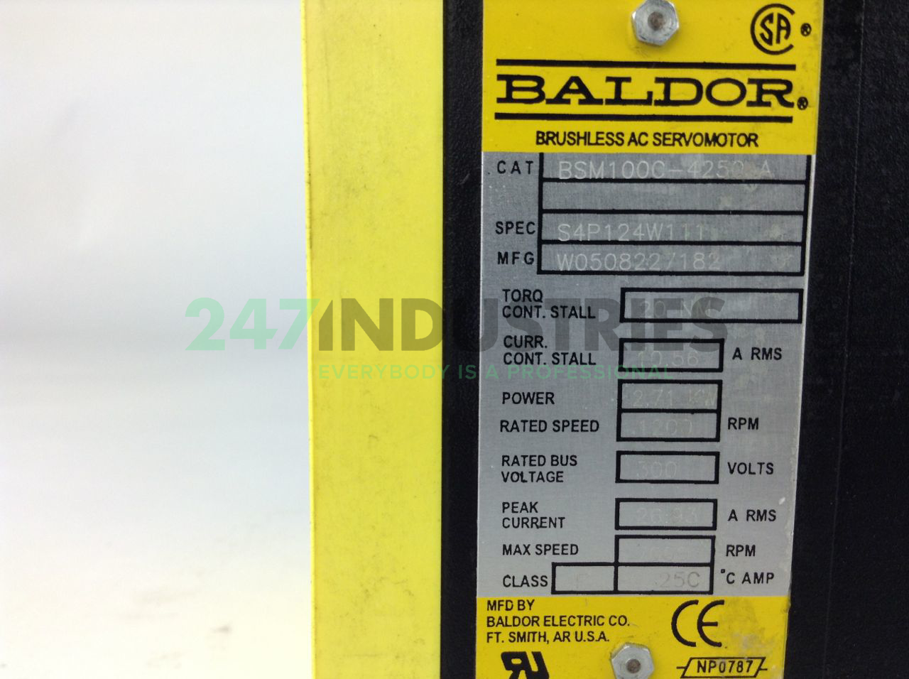 BSM100C-4250AA Baldor Image 2