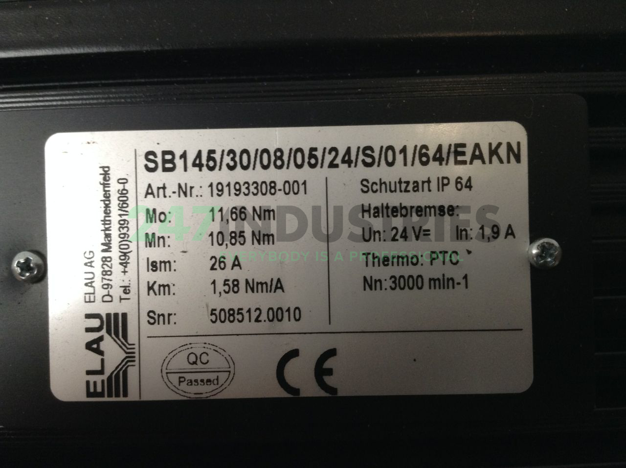 SB145/30/08/05/24/S/01/6 Elau