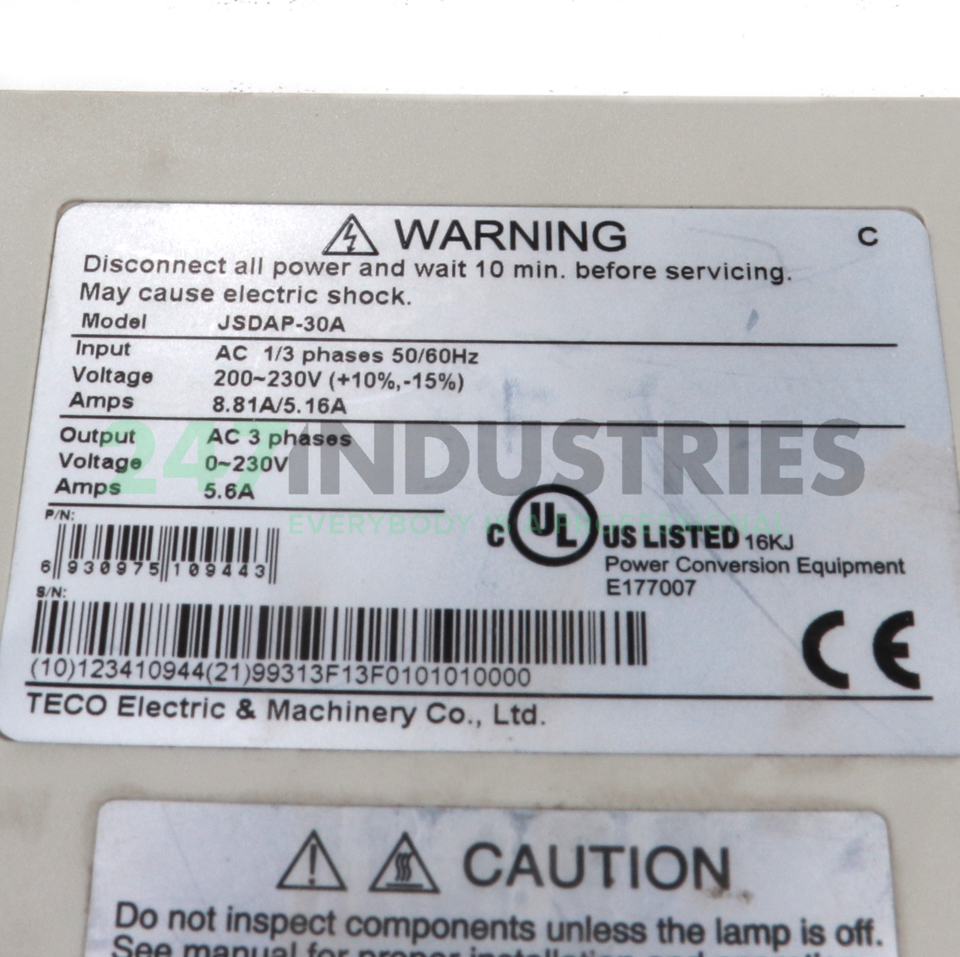 JSDAP-30A Teco Image 2