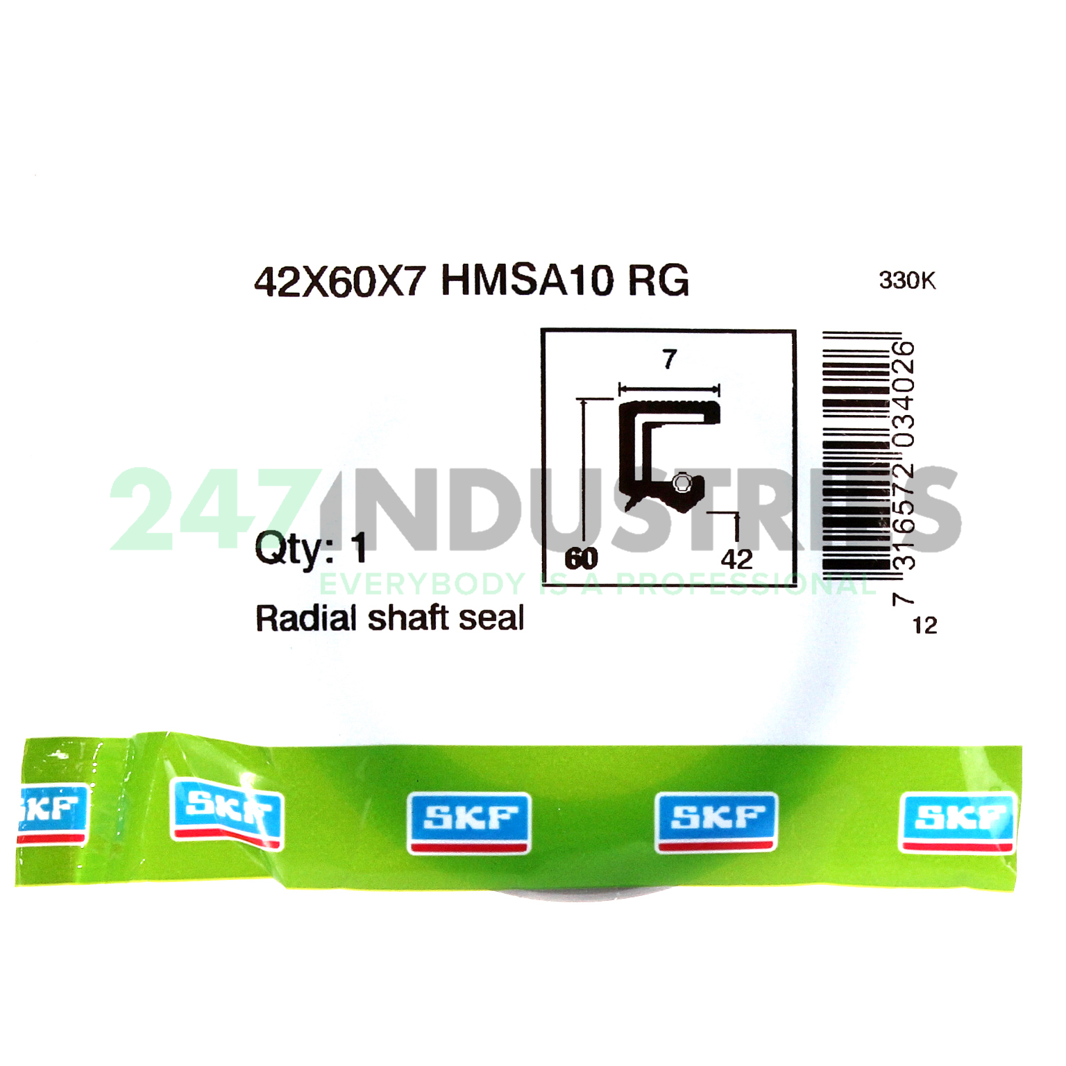42X60X7HMSA10RG SKF Image 3