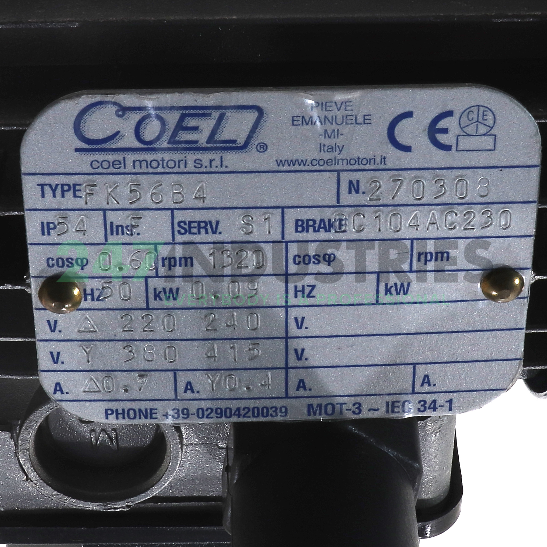 FK56B4-B5 COEL Motori Image 2