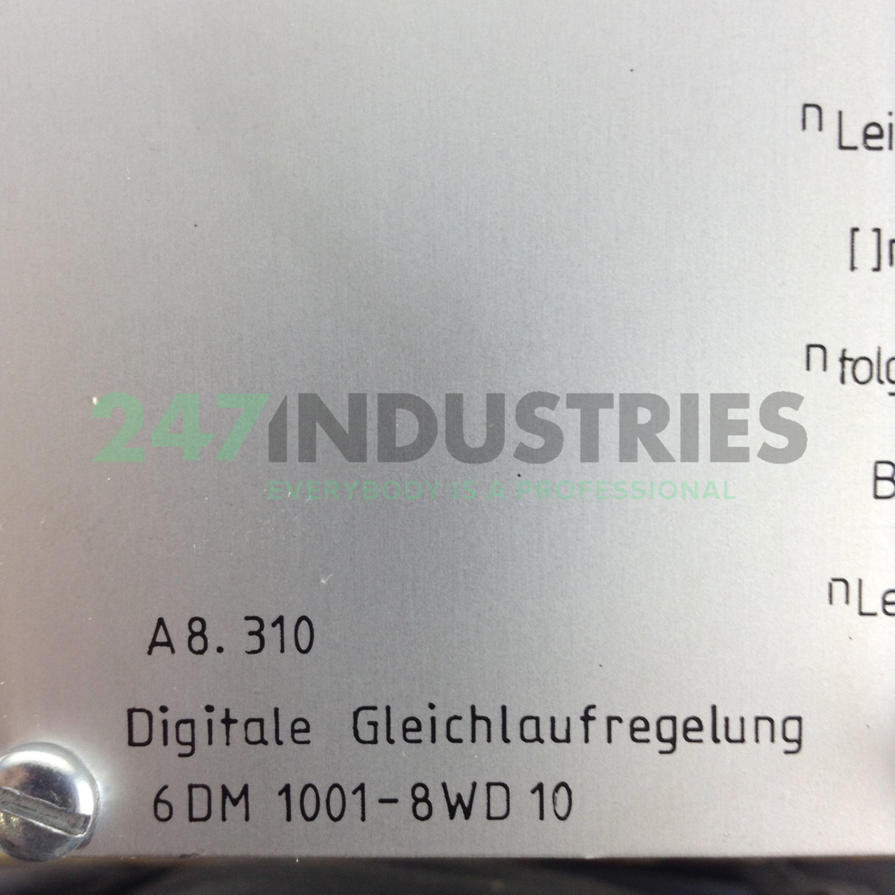 6DM1001-8WD10 Siemens Image 2