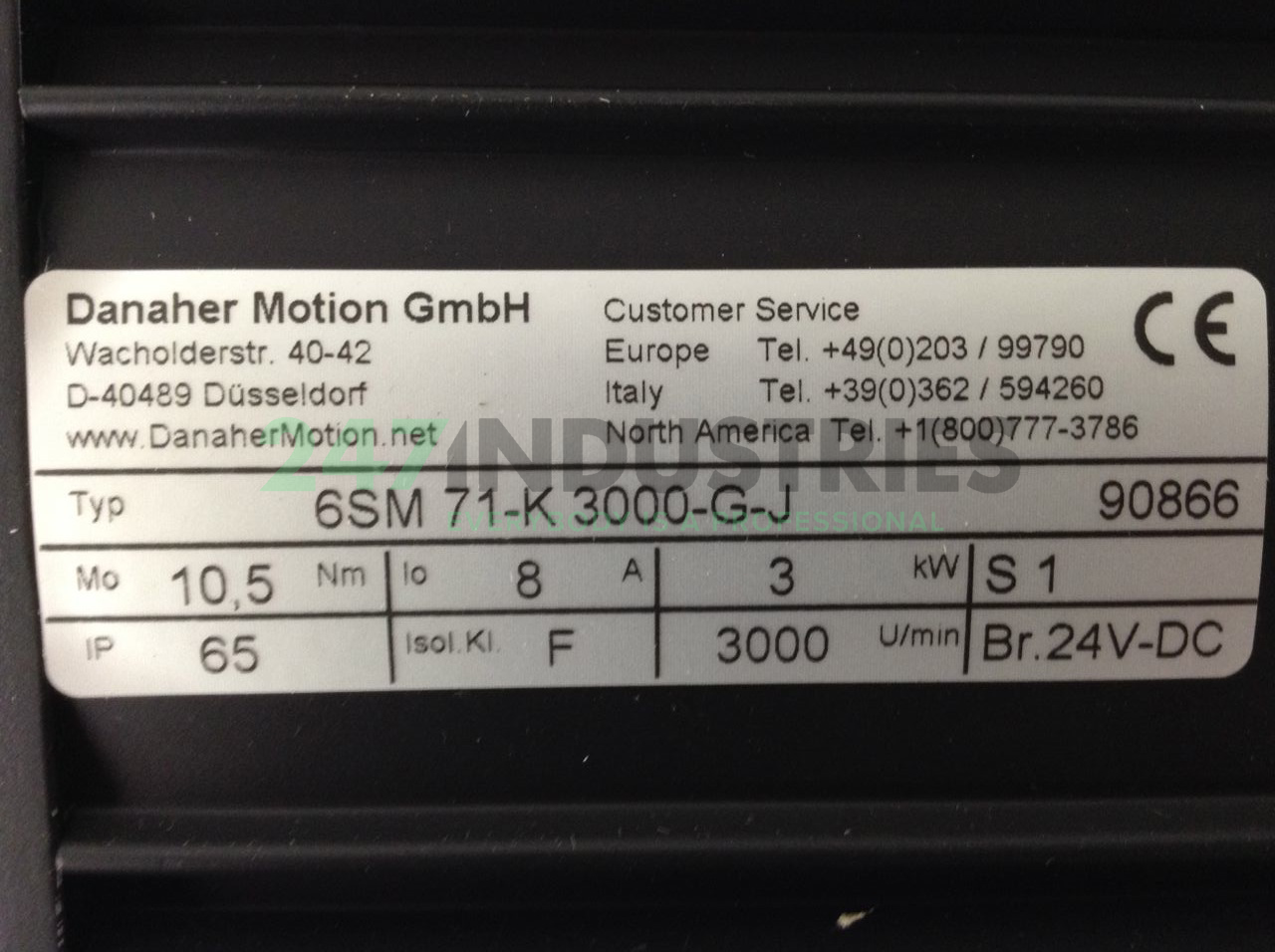 6SM71-K3000-G-J Danaher Motion GmbH Image 2