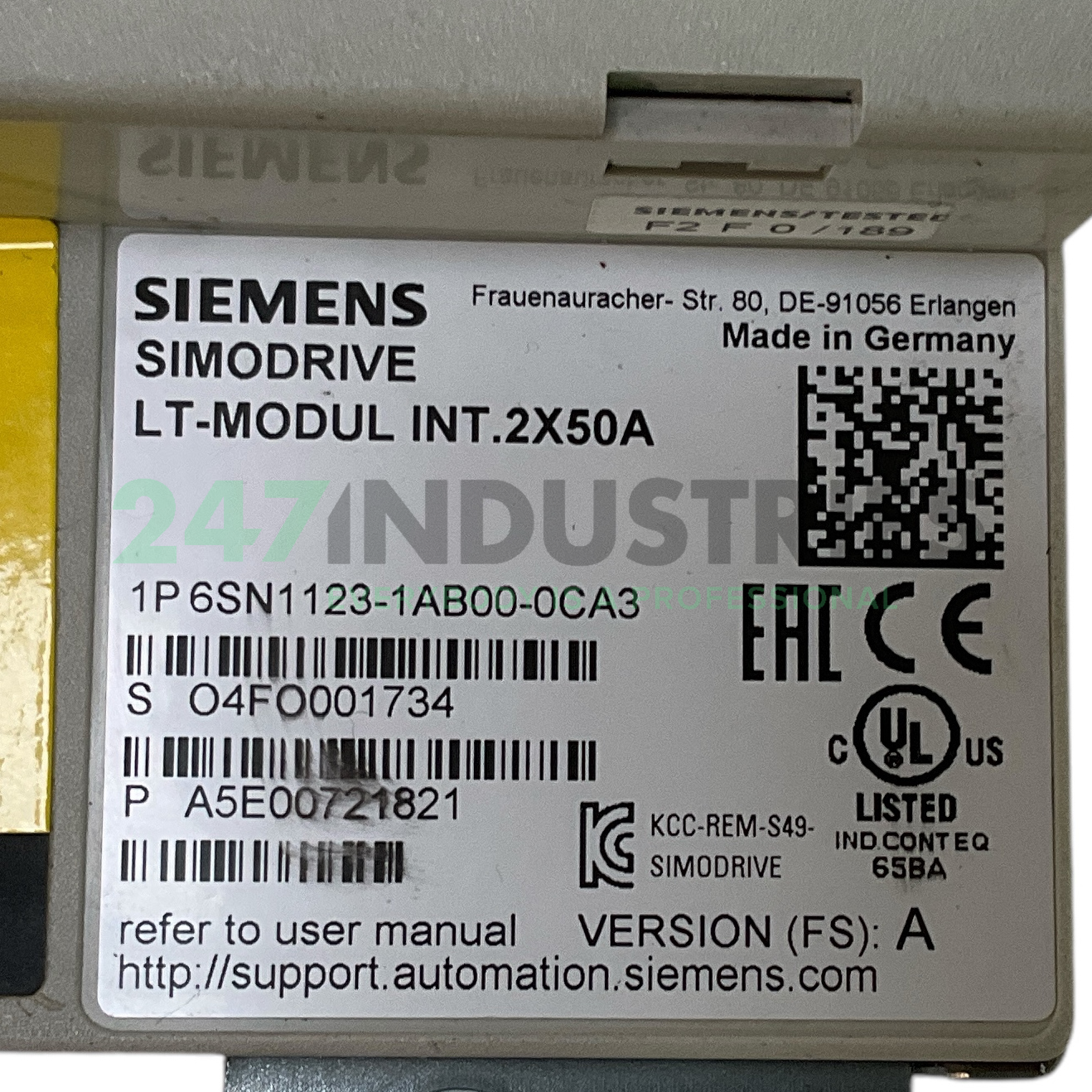 6SN1123-1AB00-OCA3 Siemens Image 4