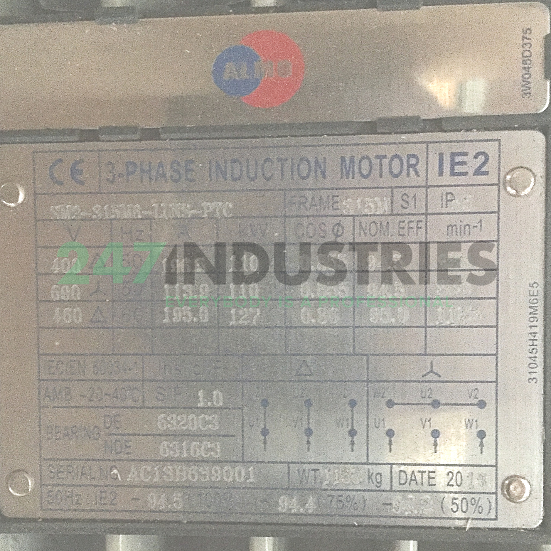 SM2-315M6-LLNS-PTCB35 Almo Image 2