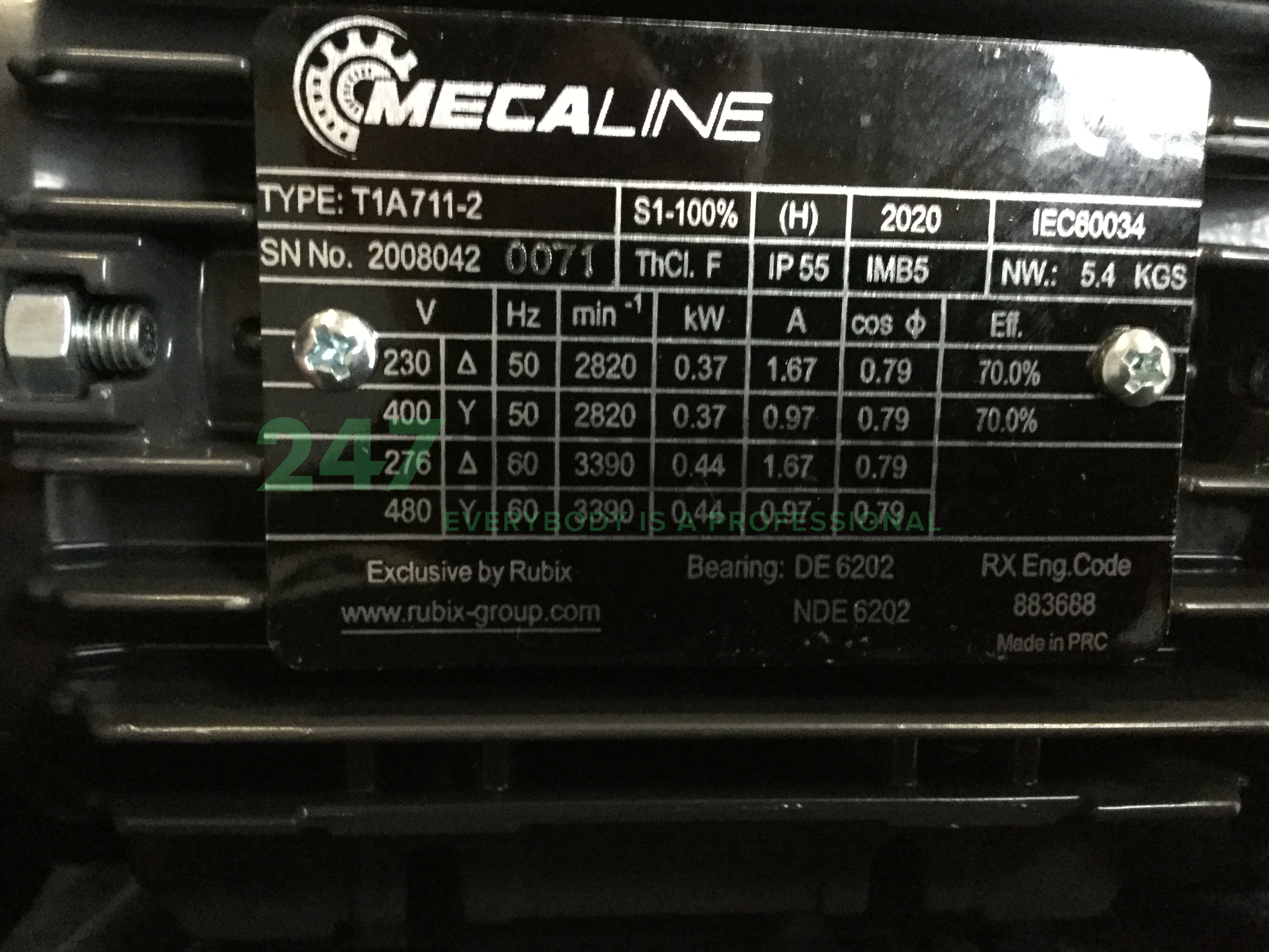 T1A711-2B5 Mecaline Image 4