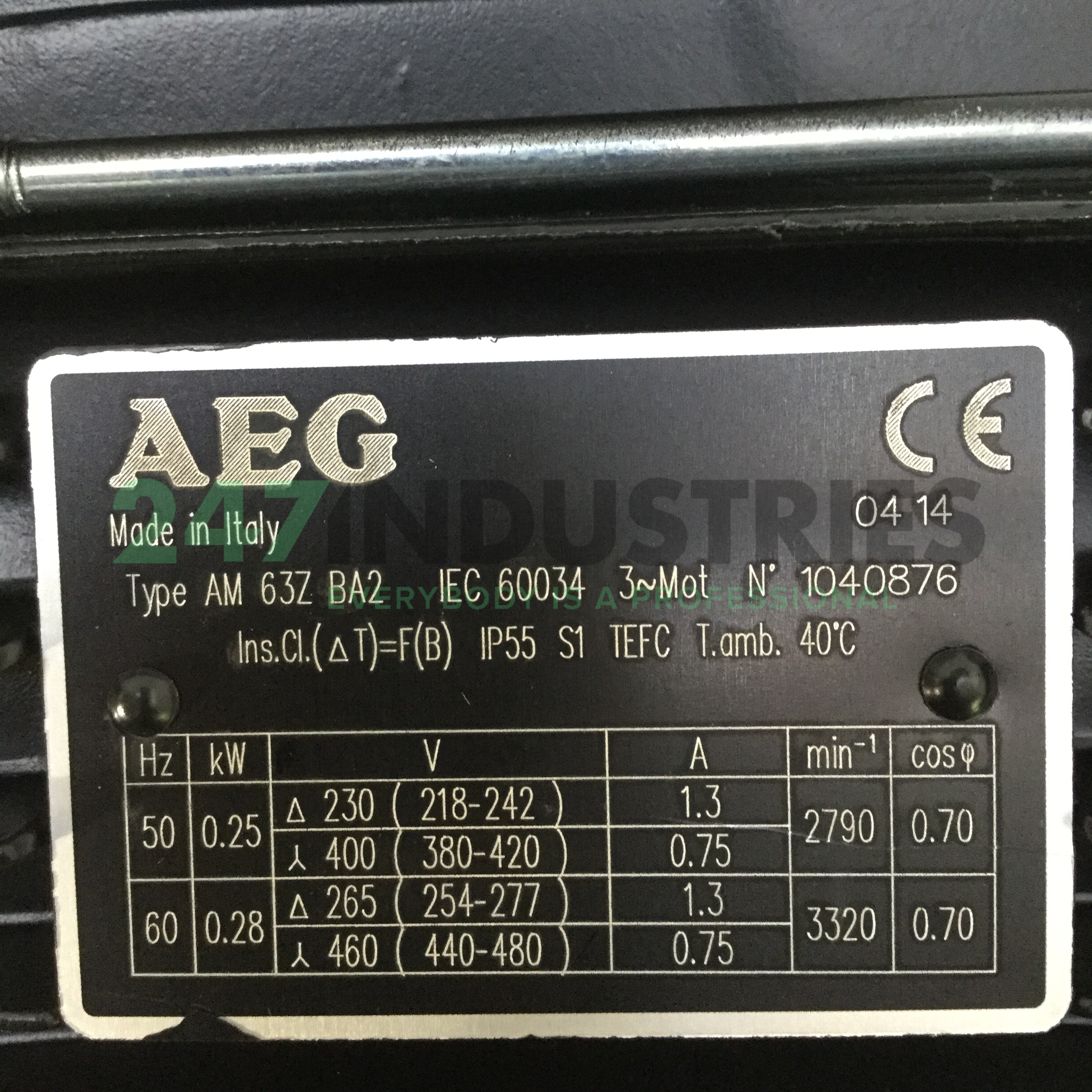 AM63ZBA2B34 AEG Image 4