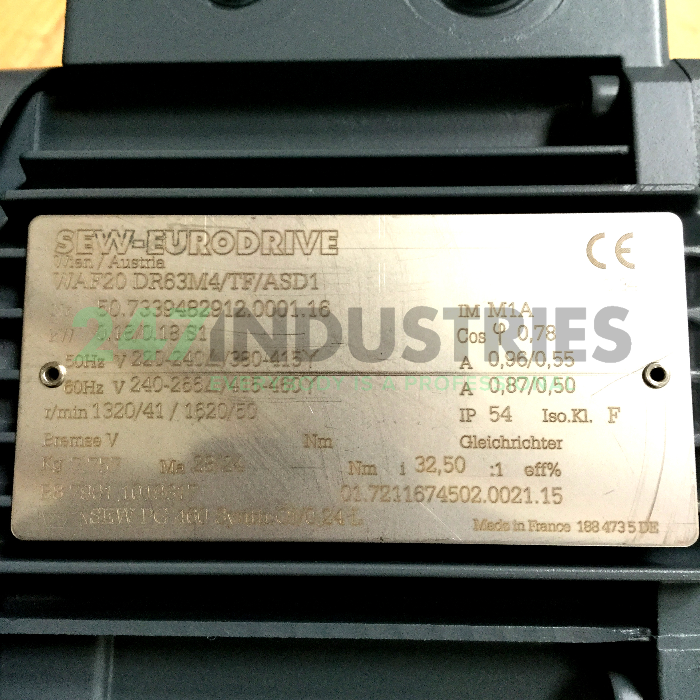 WAF20DR63M4/TF/ASD1-I33 SEW-EURODRIVE Image 4